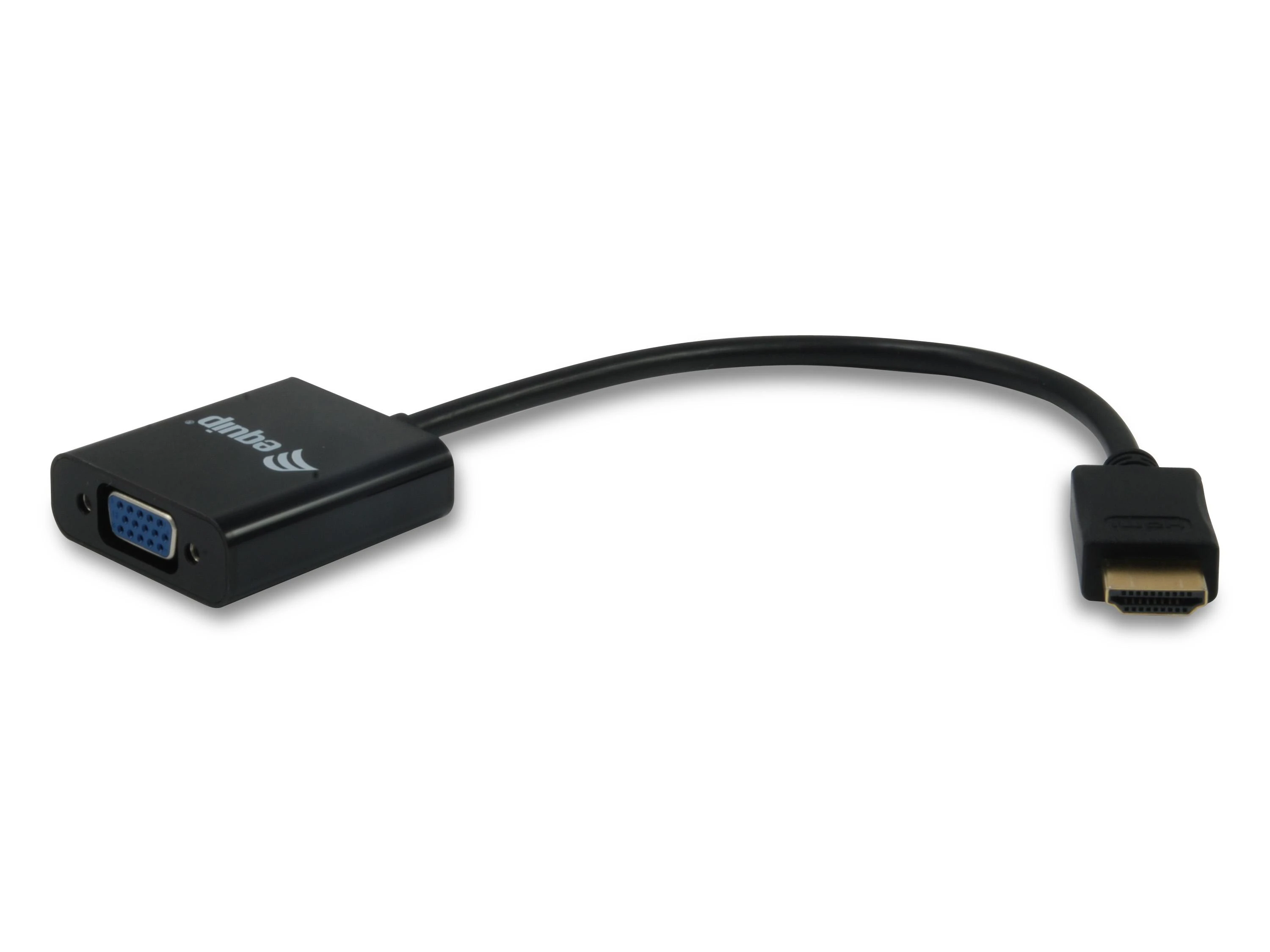 HDMI į VGA vaizdo adapteris su jungtimi