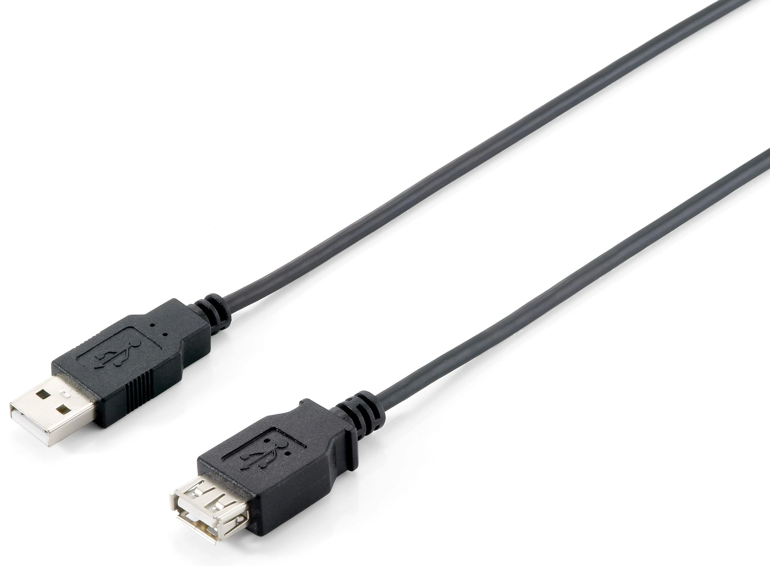 Equip 128850 USB kabelis 1,8 m 2.0 USB A Juoda