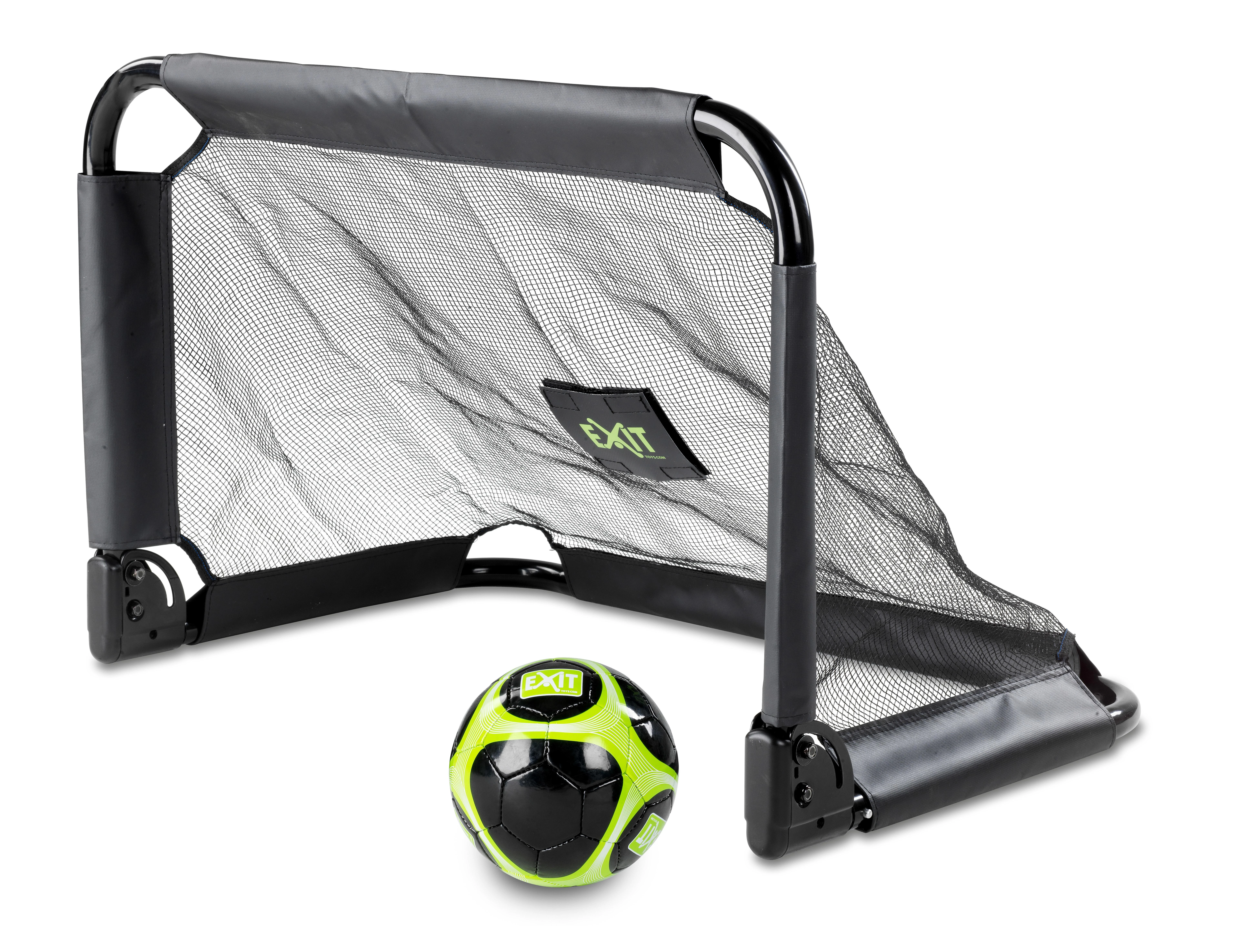 Greitai ir lengvai surenkami futbolo vartai Exit Pico 90x60cm (2vnt.)