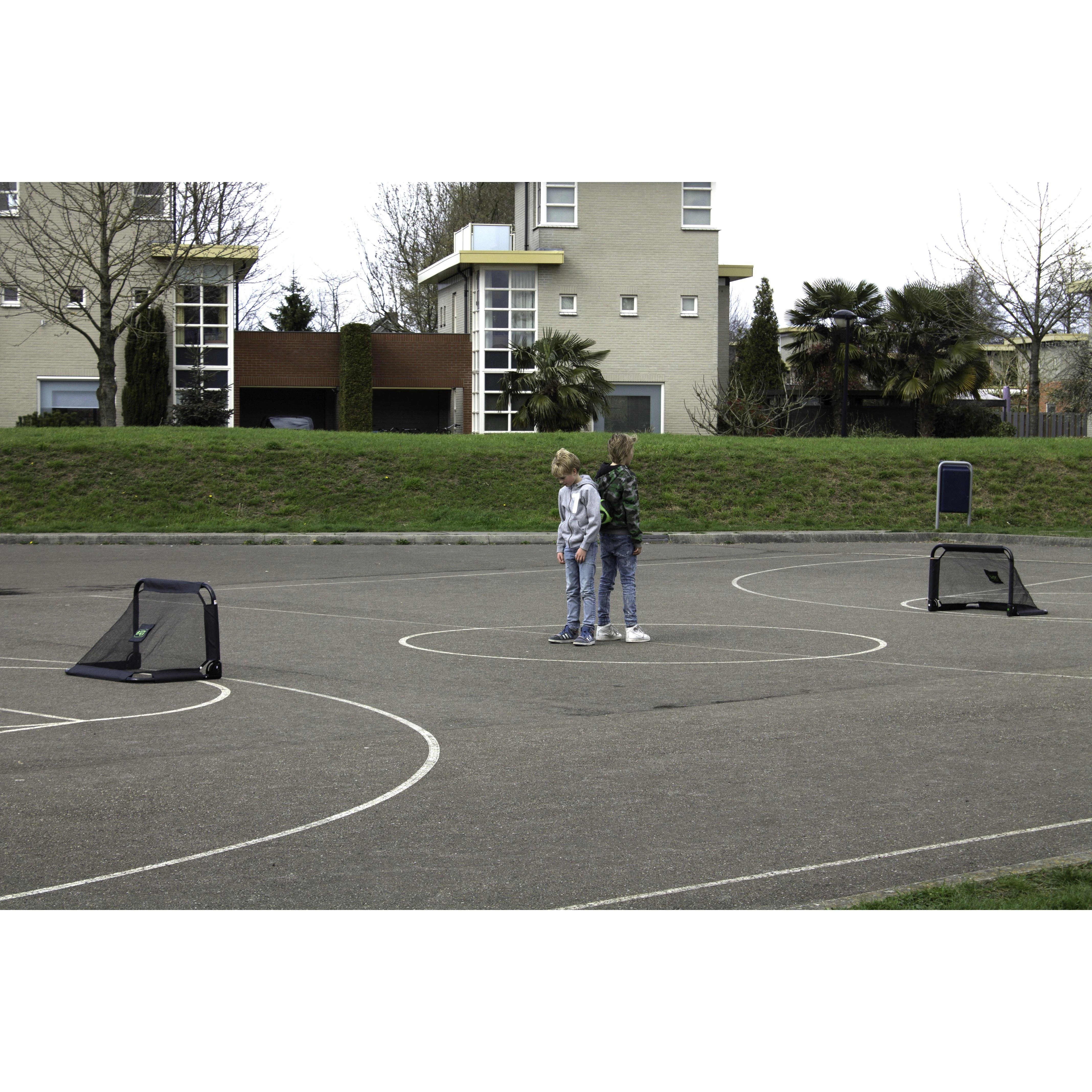 Greitai ir lengvai surenkami futbolo vartai Exit Pico 90x60cm (2vnt.)