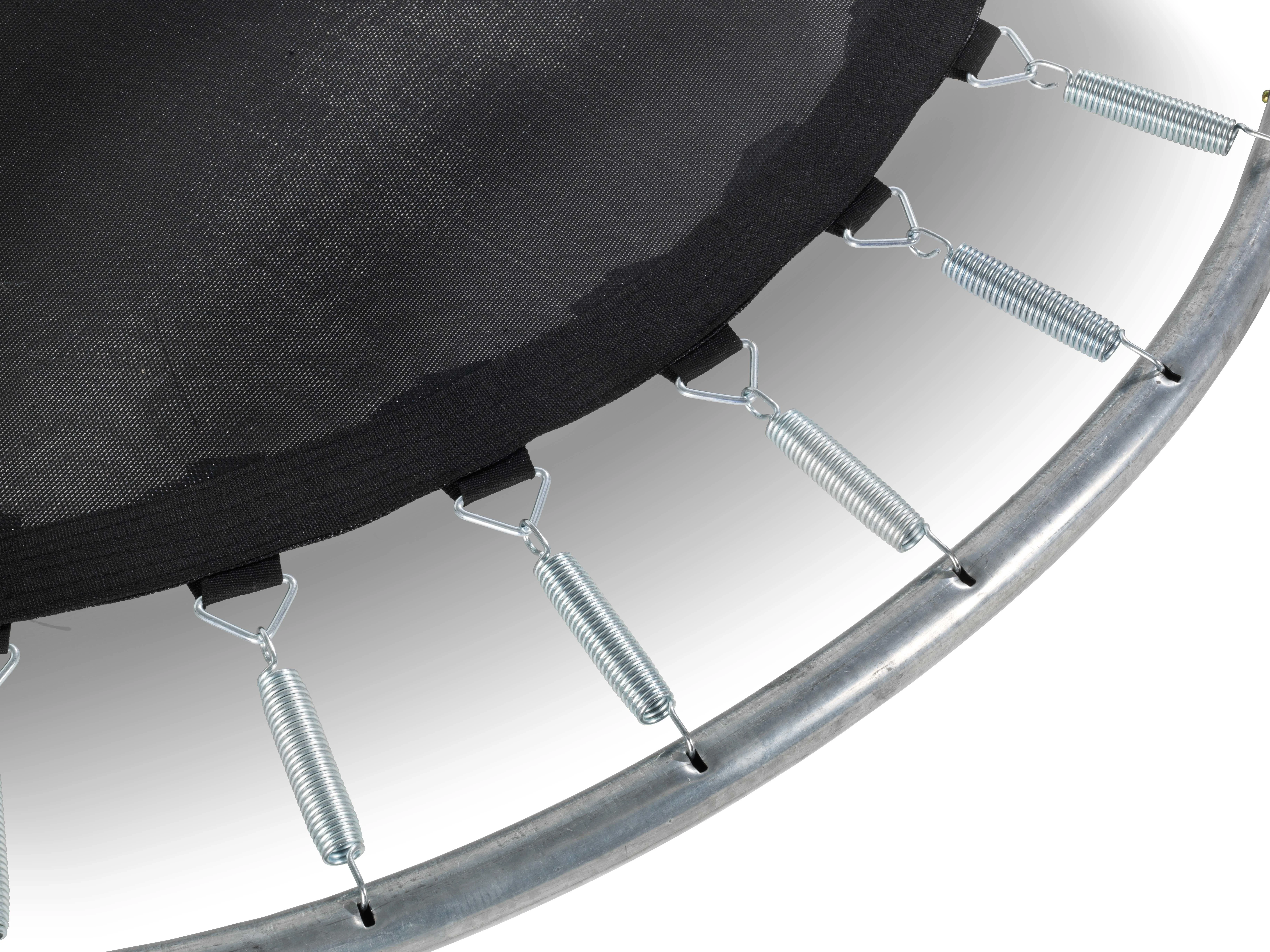 EXIT Silhouette trampoline ø427cm - juodas Lauke Turas Spyruoklė Ant žemės pastatomas batutas