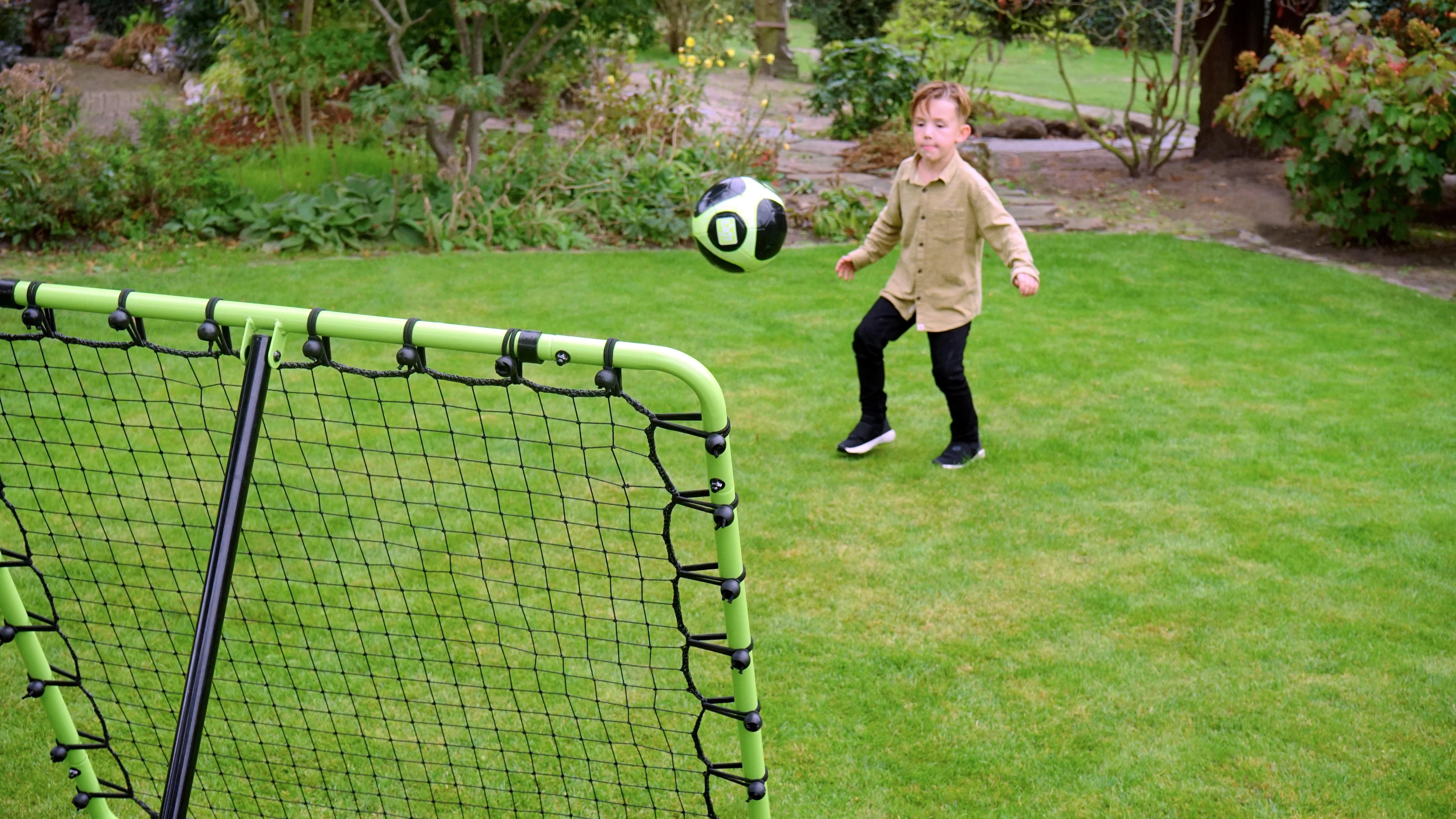 EXIT Temp multisport rebounder 120x12cm - žalias/juodas Kelių padėčių atmušantys vartai