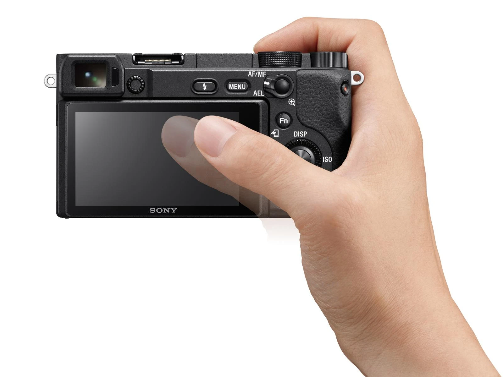 Sony α 6400 + SELP1650 MILC 24,2 MP CMOS 6000 x 4000 pikseliai Juoda