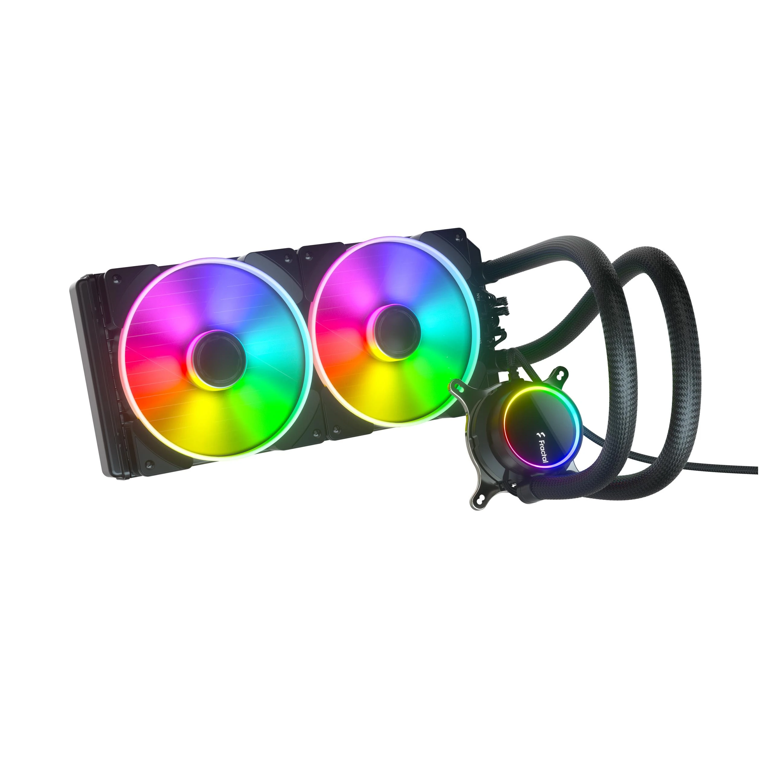 Fractal Design Celsius+ S28 Prisma aušinimo sistema su RGB