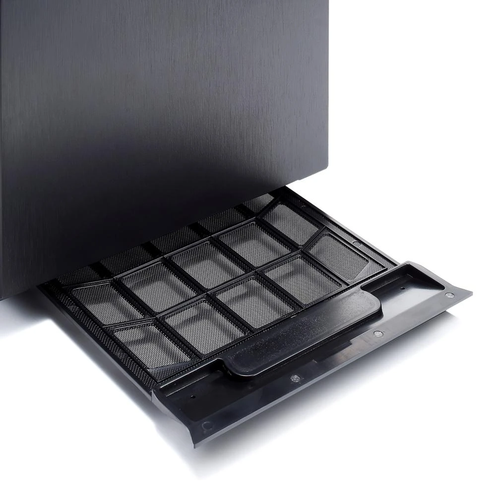 Fractal Design Define Nano S - Langas Šoninis langas, Juodas, ITX, Maitinimo blokas įtrauktas Nr