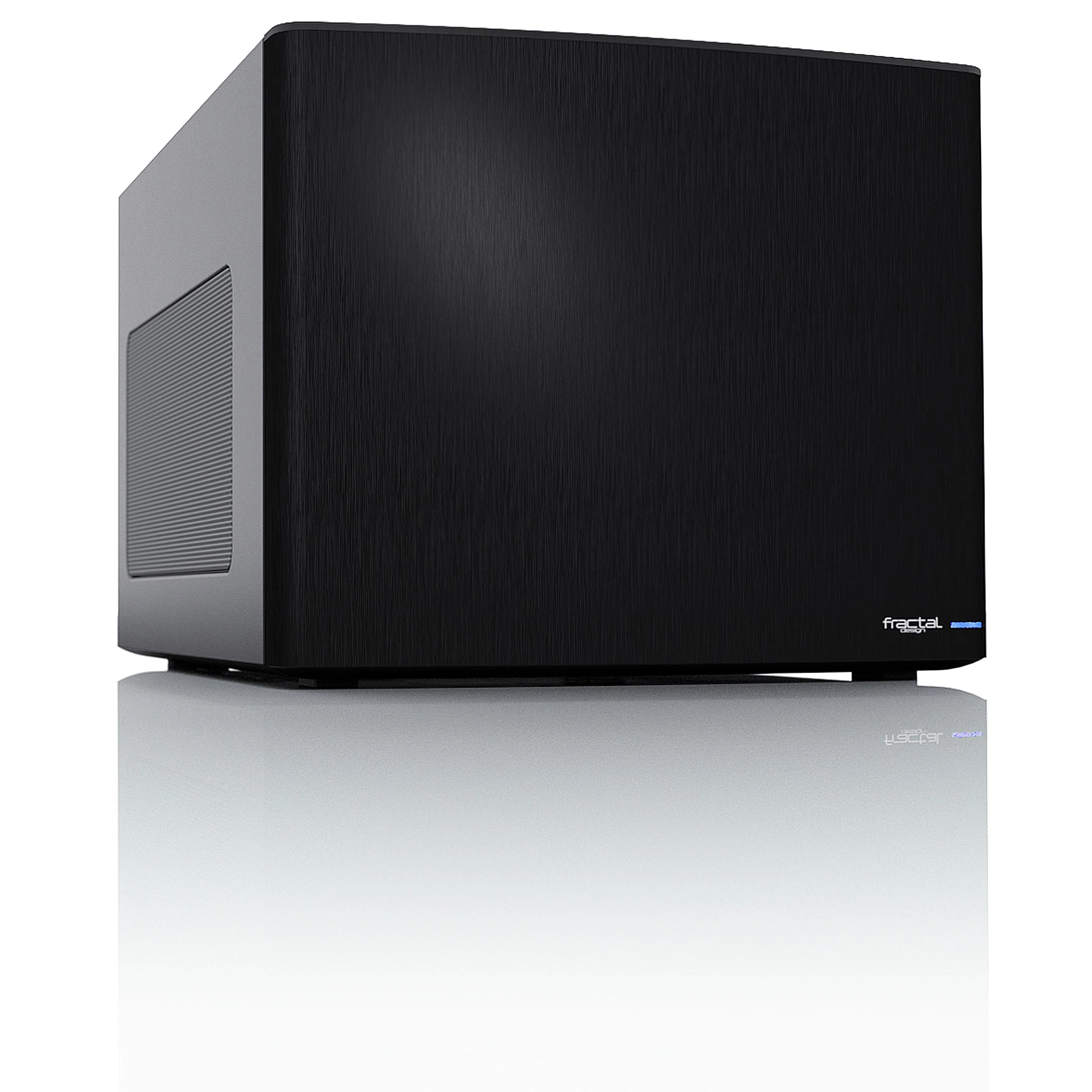 „Fractal Design“ | „NODE 304“ | 2 – USB 3.0 (pridedamas vidinis 3.0–2.0 adapteris) 1 – 3,5 mm garso įvestis (mikrofonas) 1 – 3,5 mm garso išvestis (ausinės) Maitinimo mygtukas su LED indikatoriumi HDD LED | Juodas