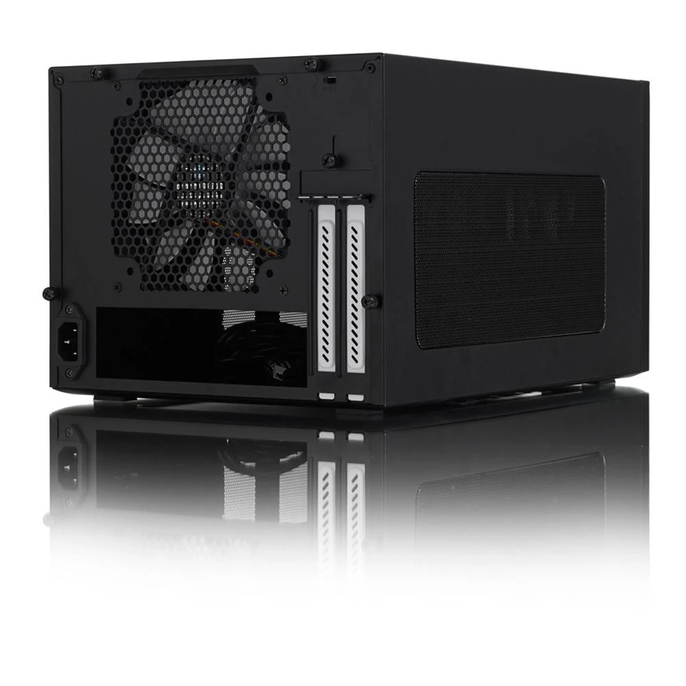 „Fractal Design“ | „NODE 304“ | 2 – USB 3.0 (pridedamas vidinis 3.0–2.0 adapteris) 1 – 3,5 mm garso įvestis (mikrofonas) 1 – 3,5 mm garso išvestis (ausinės) Maitinimo mygtukas su LED indikatoriumi HDD LED | Juodas