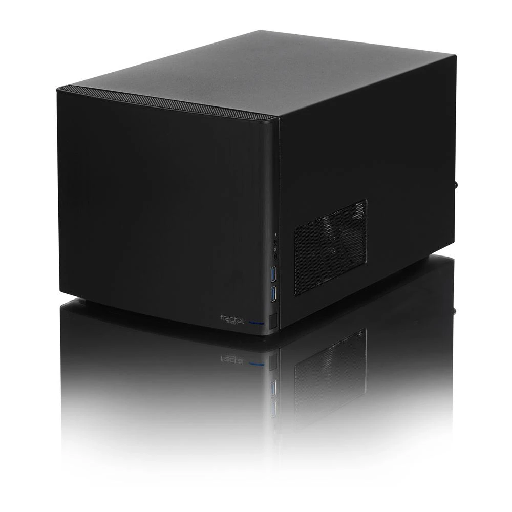 „Fractal Design“ | „NODE 304“ | 2 – USB 3.0 (pridedamas vidinis 3.0–2.0 adapteris) 1 – 3,5 mm garso įvestis (mikrofonas) 1 – 3,5 mm garso išvestis (ausinės) Maitinimo mygtukas su LED indikatoriumi HDD LED | Juodas