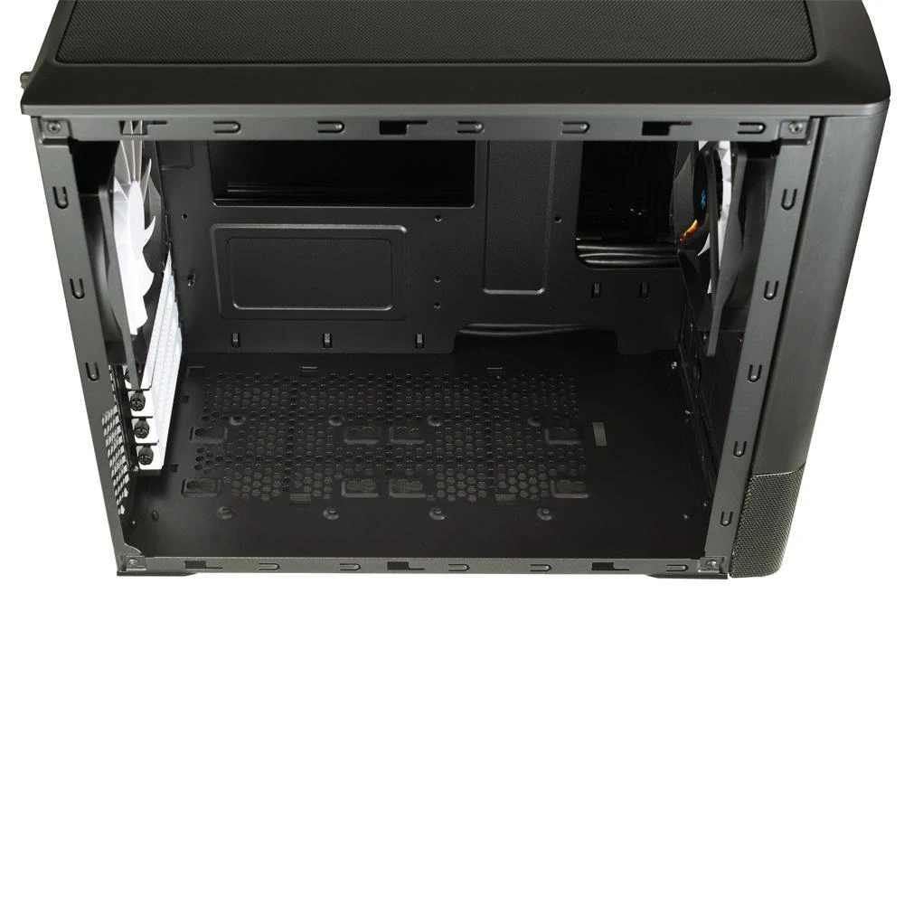 Kompiuterio korpusas Fractal Design | NODE 804 | Side window | 2 - USB 3.0Audio in/outPower button with LED (baltas)HDD activity LED (baltas) | Juodas | Micro ATX