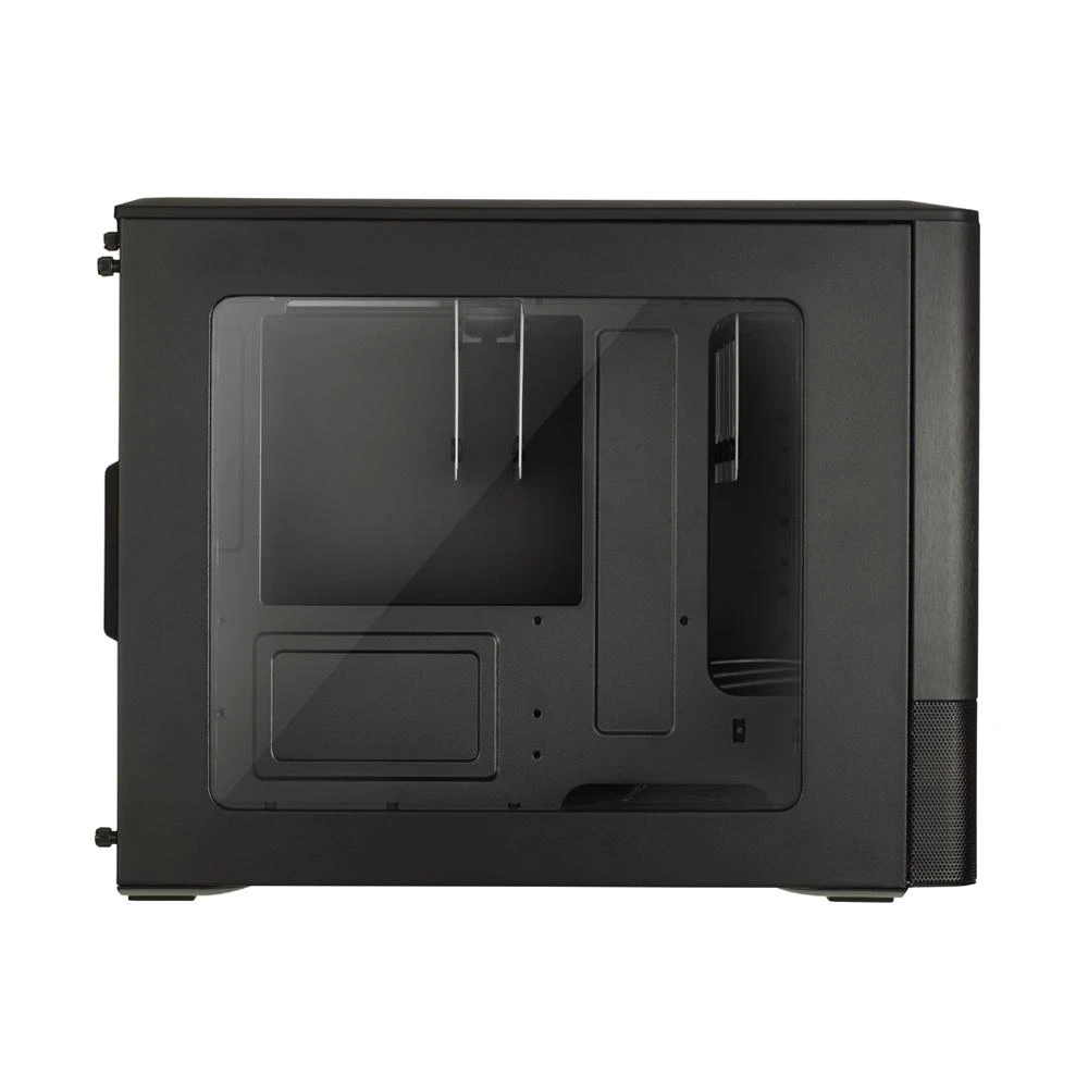 Kompiuterio korpusas Fractal Design | NODE 804 | Side window | 2 - USB 3.0Audio in/outPower button with LED (baltas)HDD activity LED (baltas) | Juodas | Micro ATX