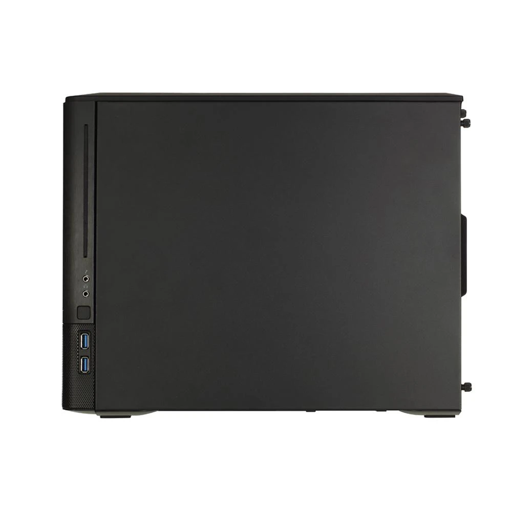 Kompiuterio korpusas Fractal Design | NODE 804 | Side window | 2 - USB 3.0Audio in/outPower button with LED (baltas)HDD activity LED (baltas) | Juodas | Micro ATX