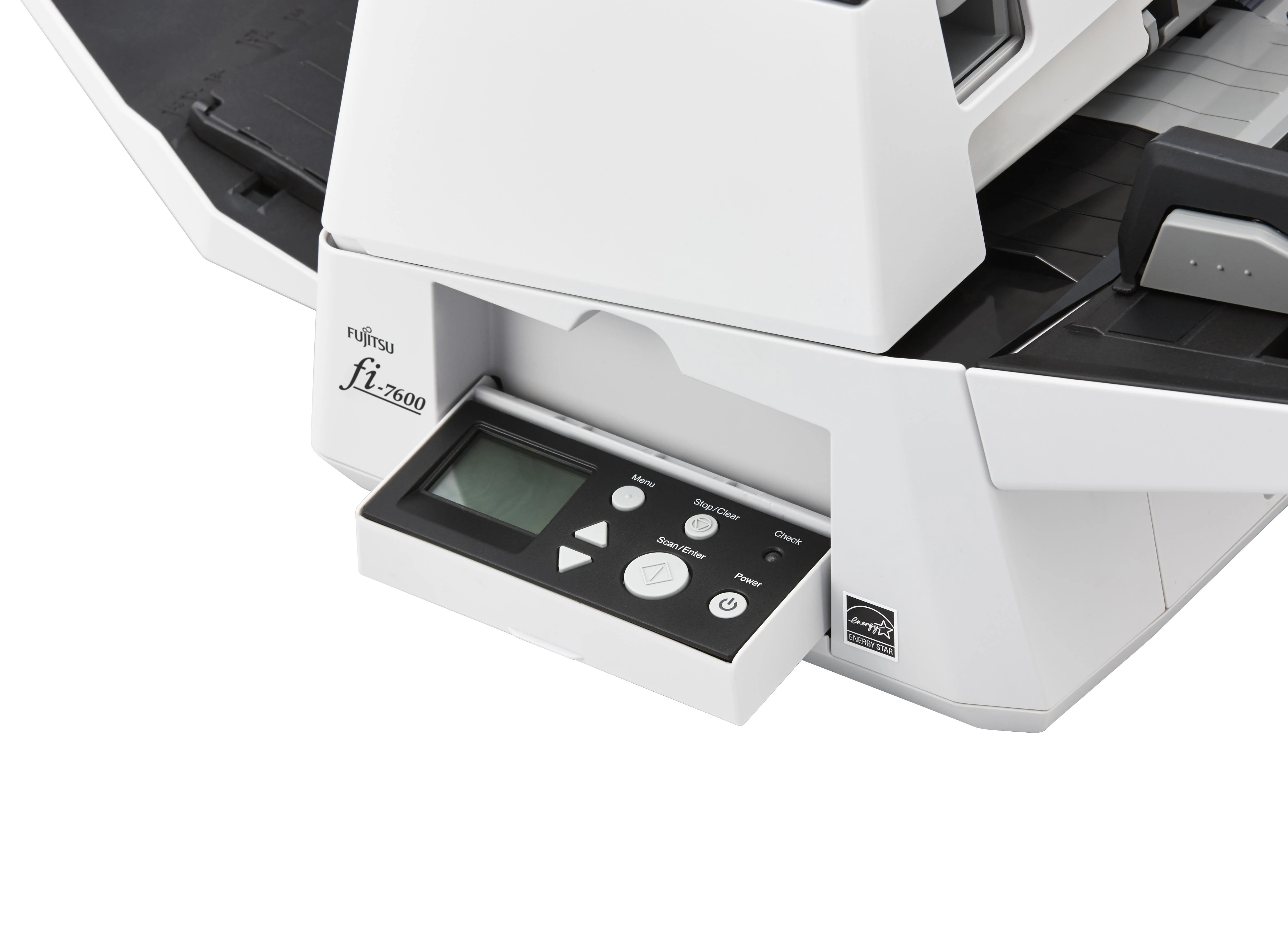 Fujitsu fi-7600 600 x 600 DPI ADF + mechaninio padavimo skeneris Juoda, Balta A3