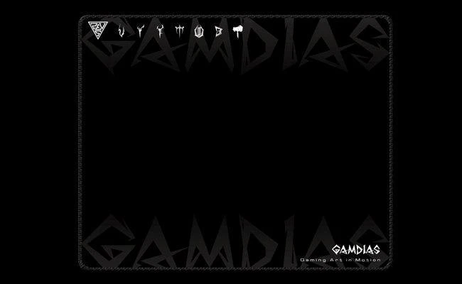 Gamdias Pelės kilimėlis, GMM2300, Juodas, Dydis: 350 x 280 x 4 mm mm