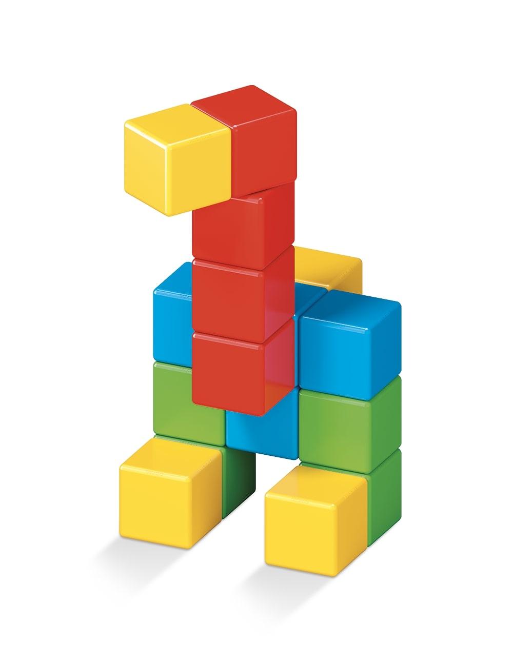 Geomag MagiCube Žalias Line neodimio magnetinis žaislas 16 vnt Multi spalvos