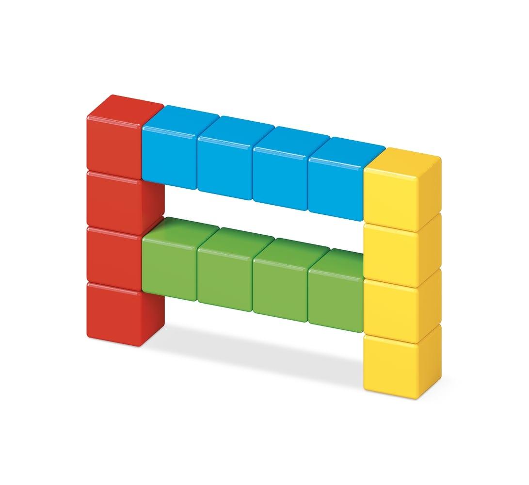 Geomag MagiCube Žalias Line neodimio magnetinis žaislas 16 vnt Multi spalvos