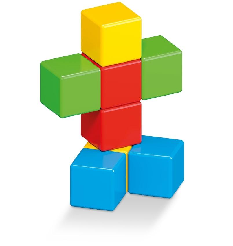 Trefl Geomag MagiCube Žalias Line neodimio magnetinis žaislas 8 vnt Multi spalvos