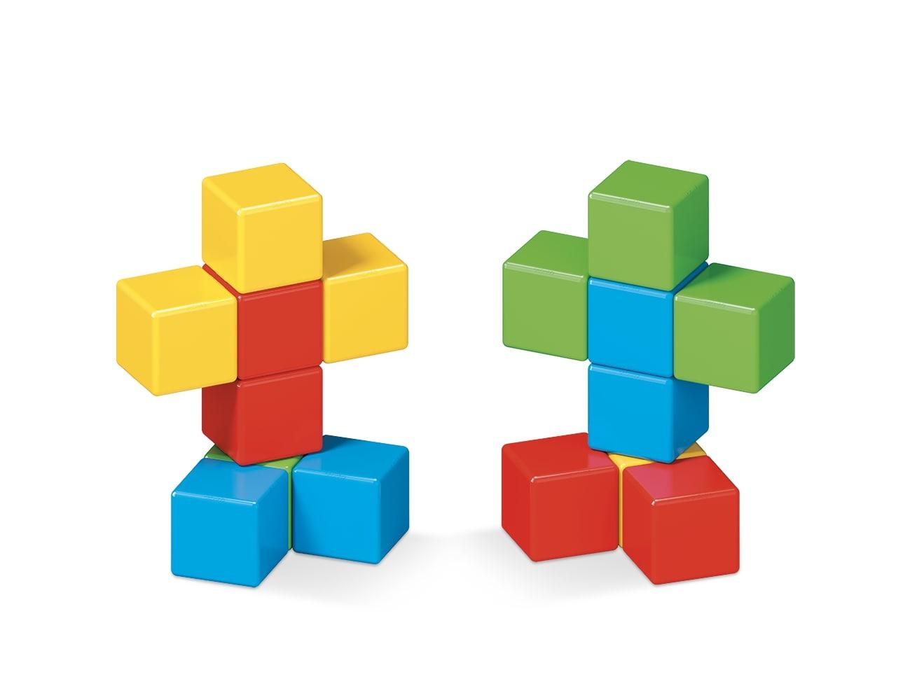 Geomag MagiCube Žalias Line neodimio magnetinis žaislas 16 vnt Multi spalvos