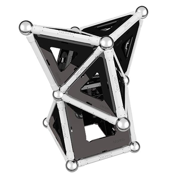 Geomag Panels Juodas&Baltas 68 pcs neodimio magnetinis žaislas 68 vnt Multi spalvos