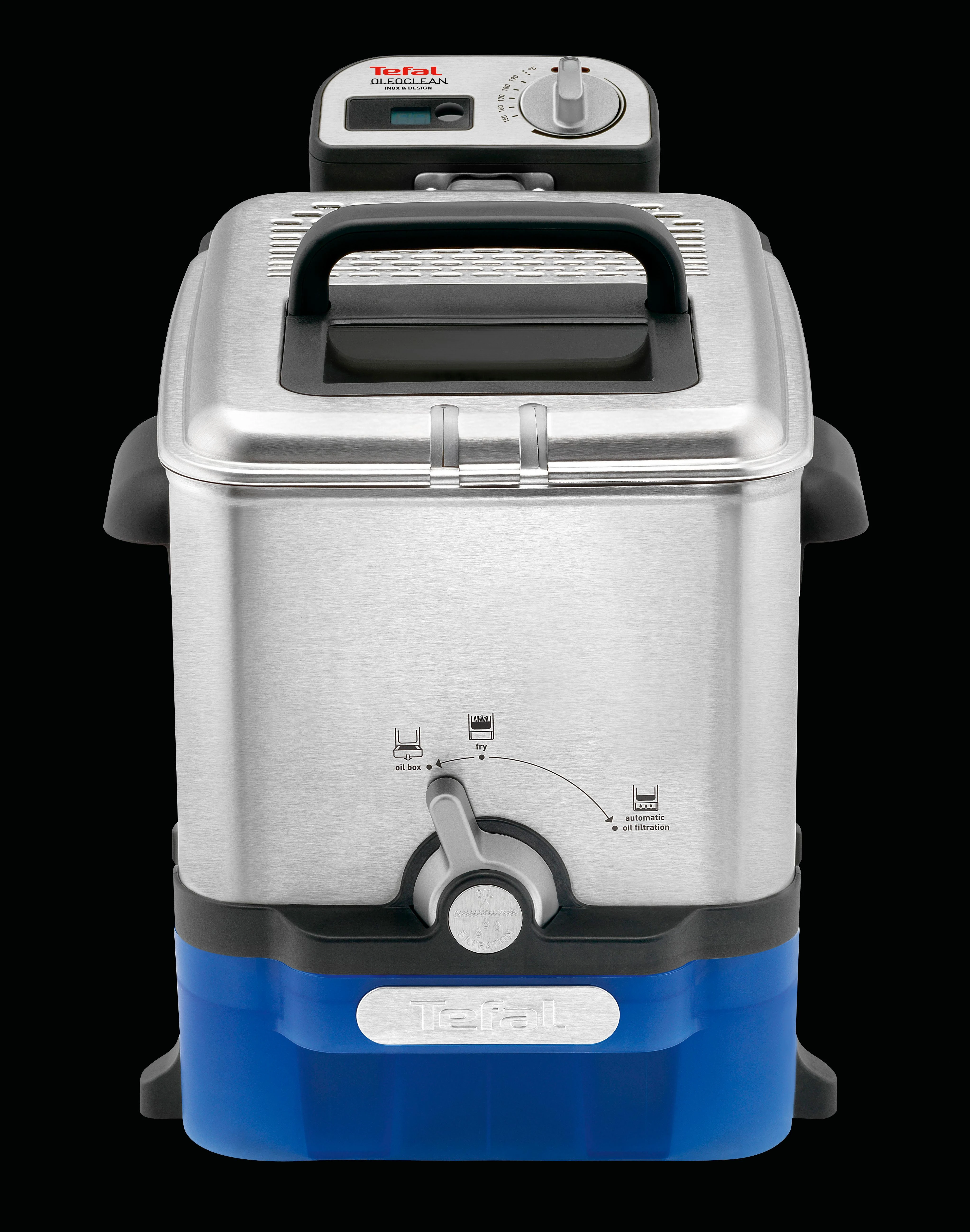 Gruzdintuvė Keptuvė Tefal Oleoclean Pro FR8040 (3,5 l, 1,2kg, 2300 W, plieno spalvos)