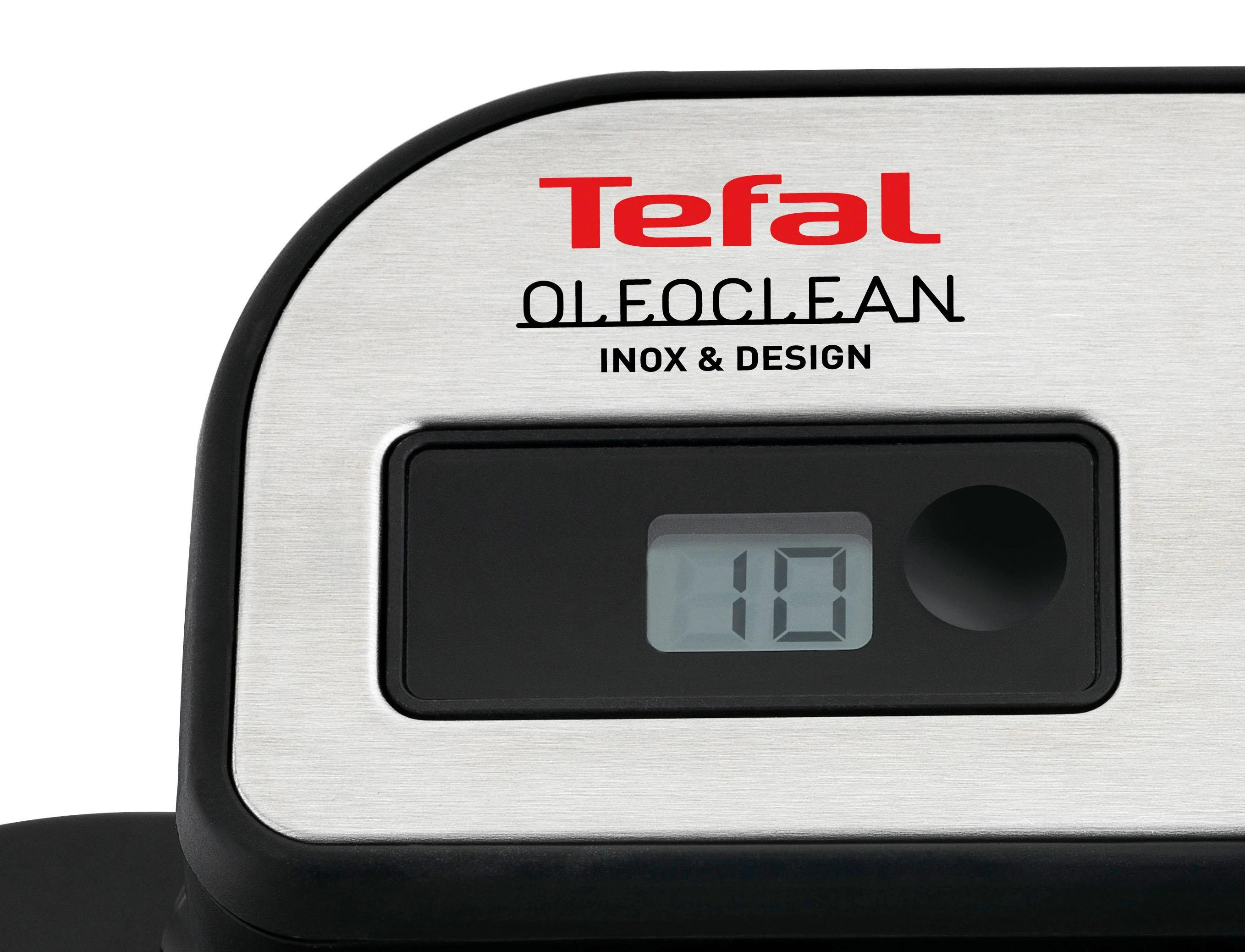 Gruzdintuvė Keptuvė Tefal Oleoclean Pro FR8040 (3,5 l, 1,2kg, 2300 W, plieno spalvos)