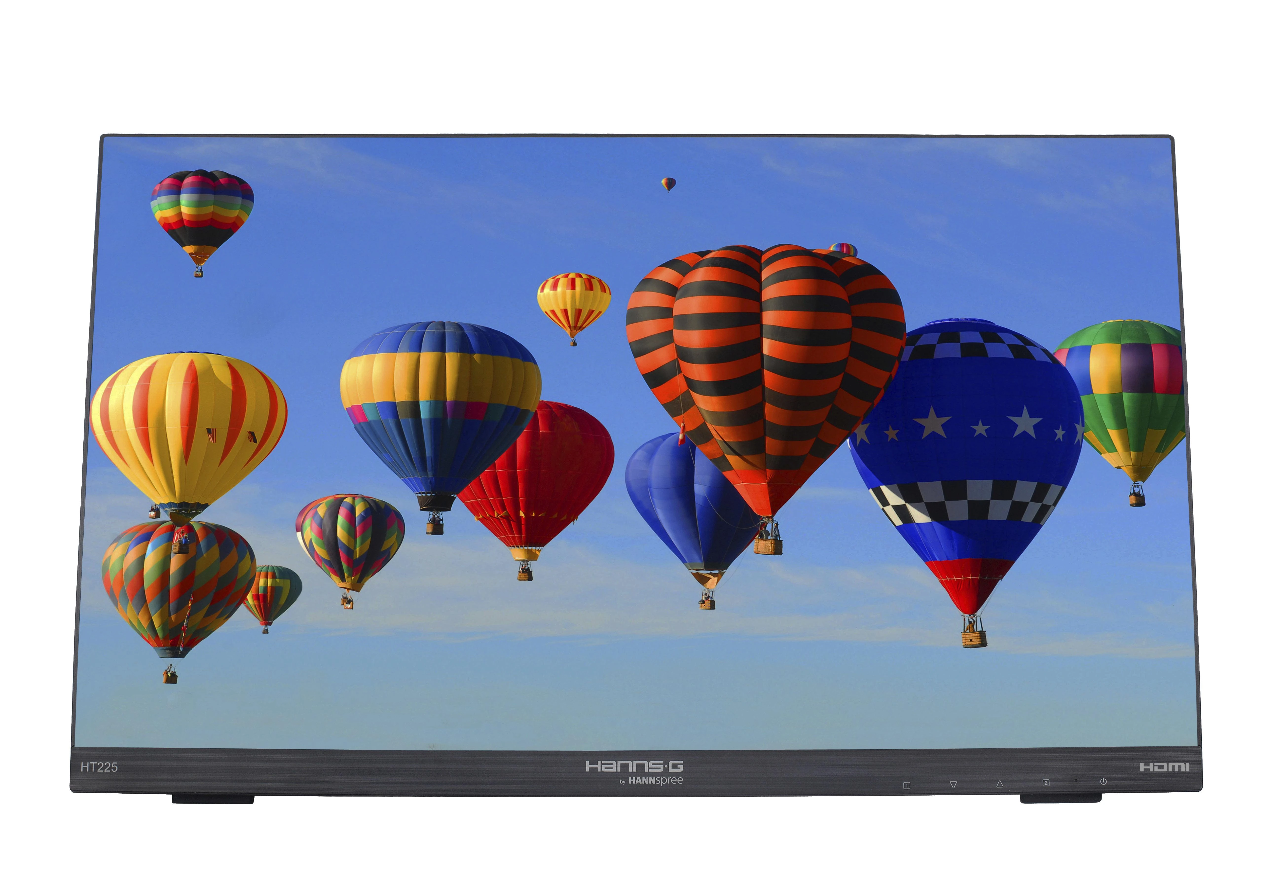 Monitorius Hannspree HT 225 HPB 54,6 cm (21.5") 1920 x 1080 pikseliai Juoda „Multi-touch“ Stalo paviršius