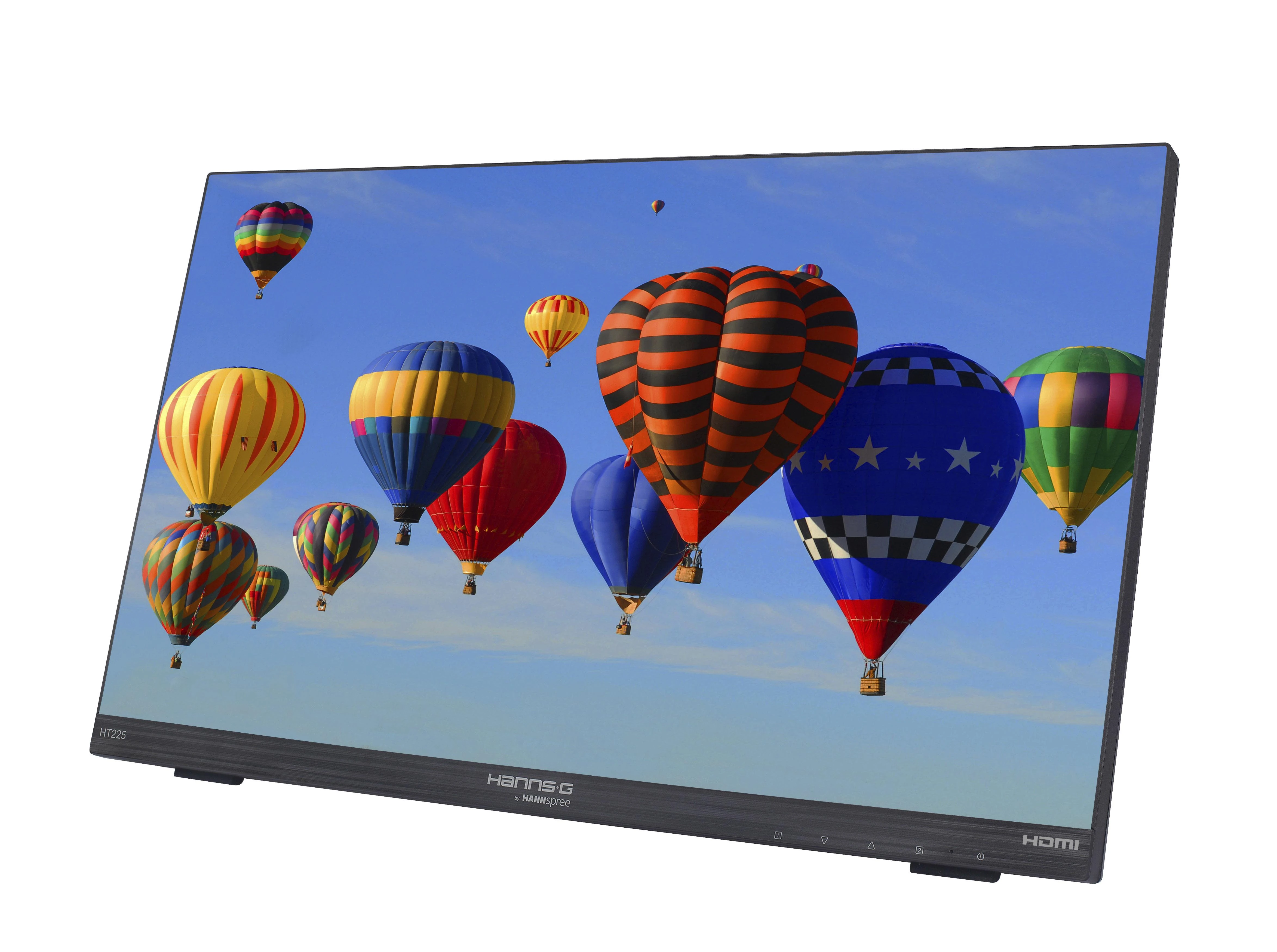 Monitorius Hannspree HT 225 HPB 54,6 cm (21.5") 1920 x 1080 pikseliai Juoda „Multi-touch“ Stalo paviršius