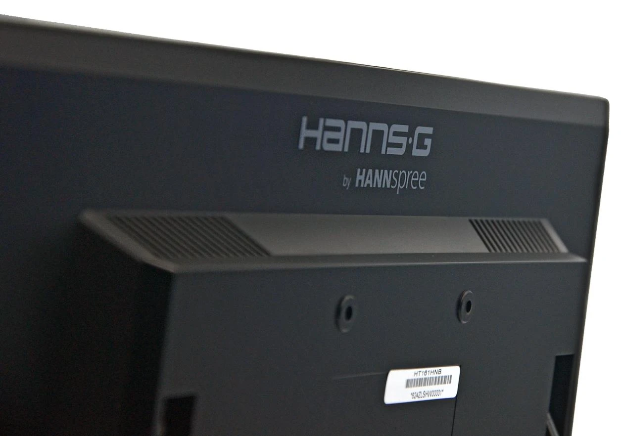 Monitorius Hannspree HT 161 HNB 39,6 cm (15.6") 1366 x 768 pikseliai Juoda „Multi-touch“ Stalo paviršius
