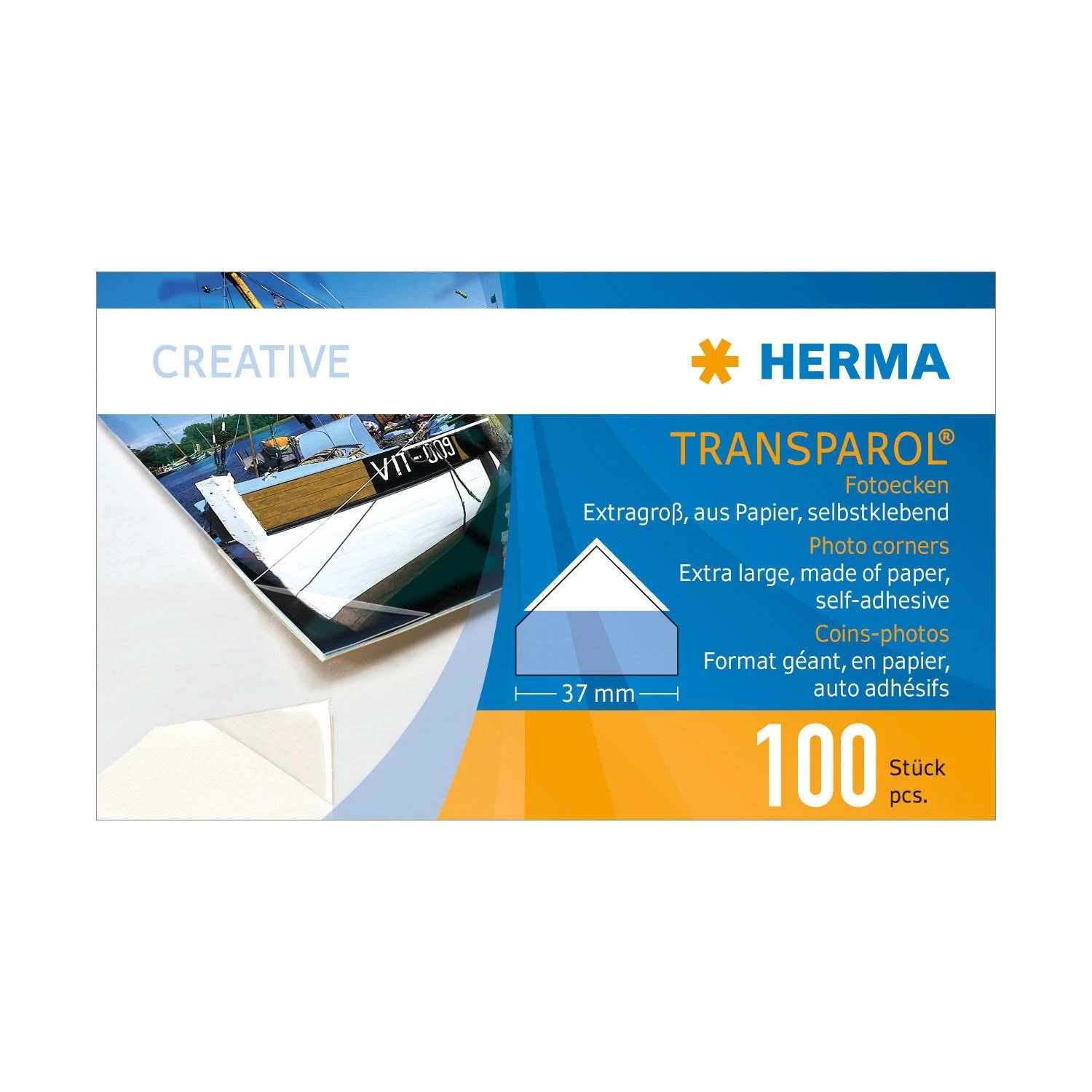 Nuotraukų rėmelis HERMA 1302 lipni etiketė Balta Keičiama 100 vnt