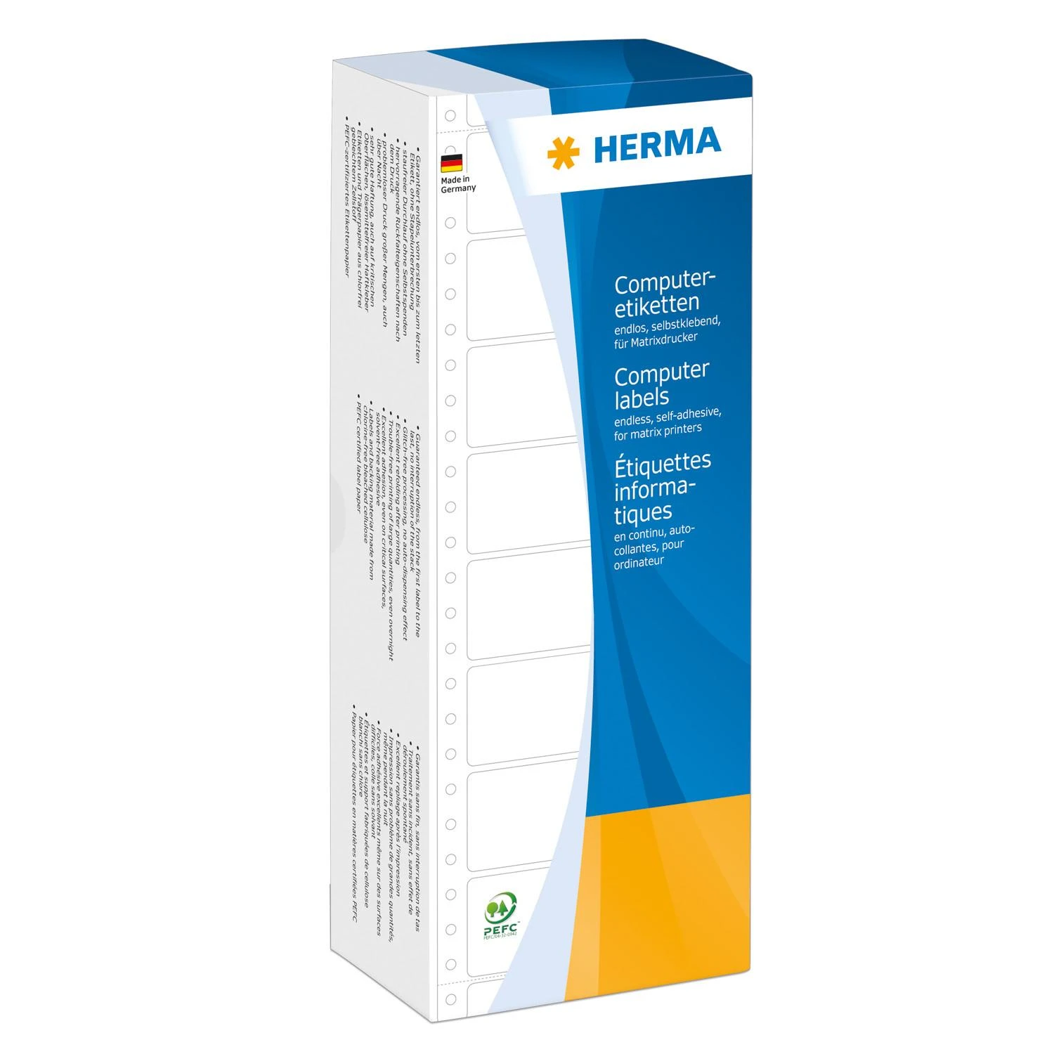 HERMA 8211 etiketė spausdinimui Balta Lipni spausdintuvo etiketė