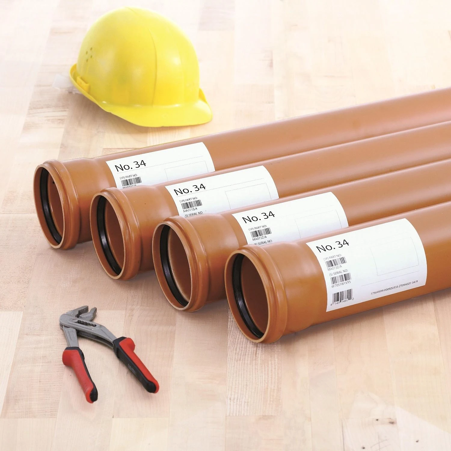 HERMA 9533 etiketė spausdinimui Balta Lipni spausdintuvo etiketė