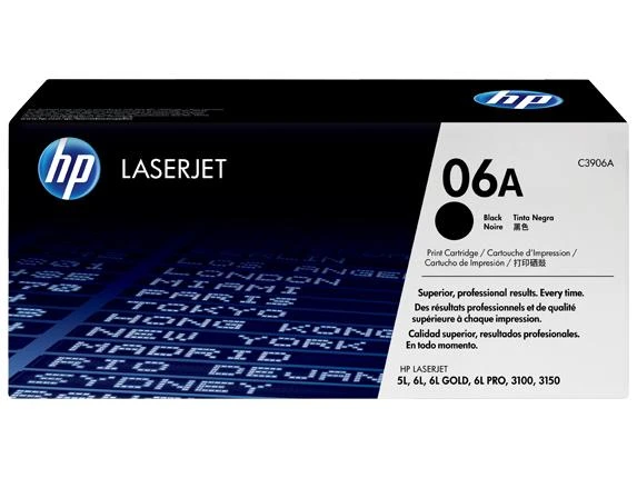 Hewlett Packard (HP) Hewlett-Packard C3906A Juodas