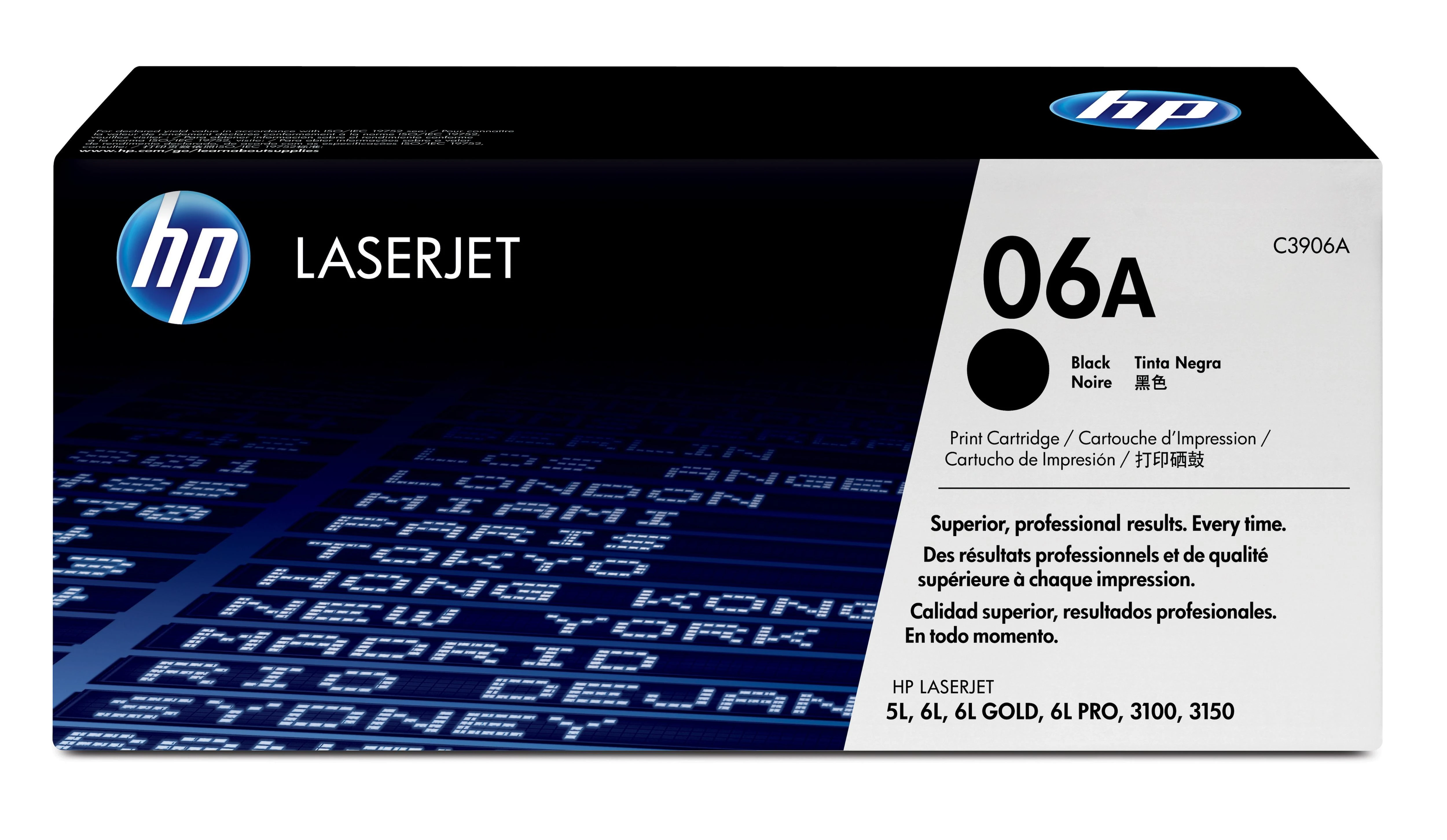 Hewlett Packard (HP) Hewlett-Packard C3906A Juodas