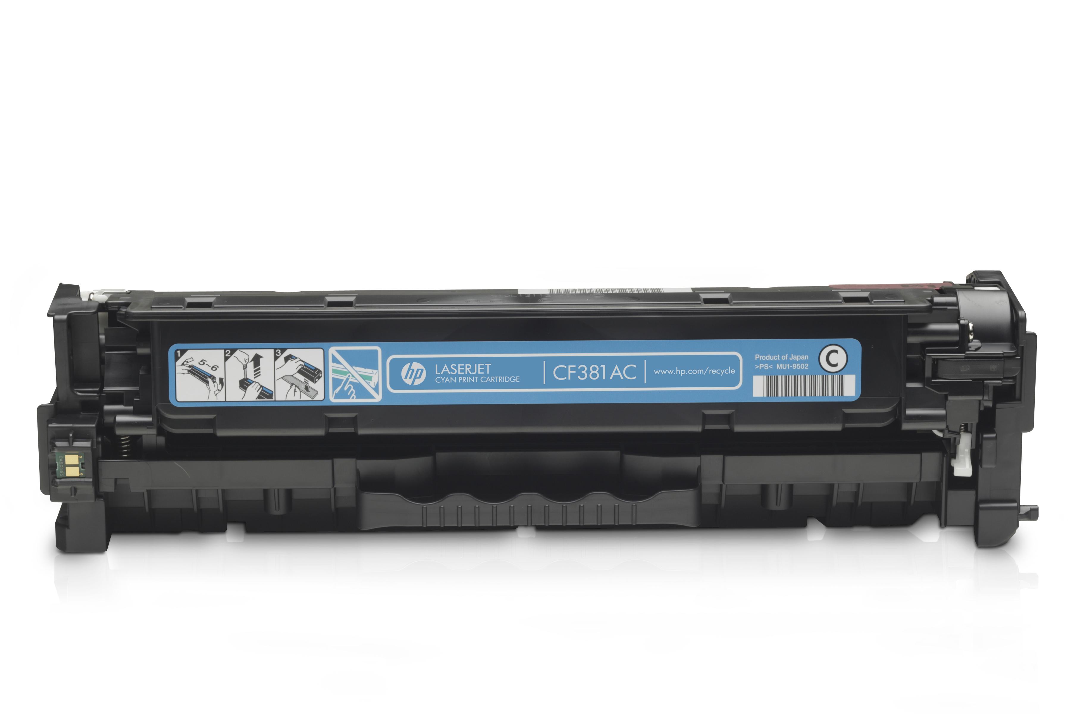 Hewlett Packard (HP) HP 312A kasetė, žydra
