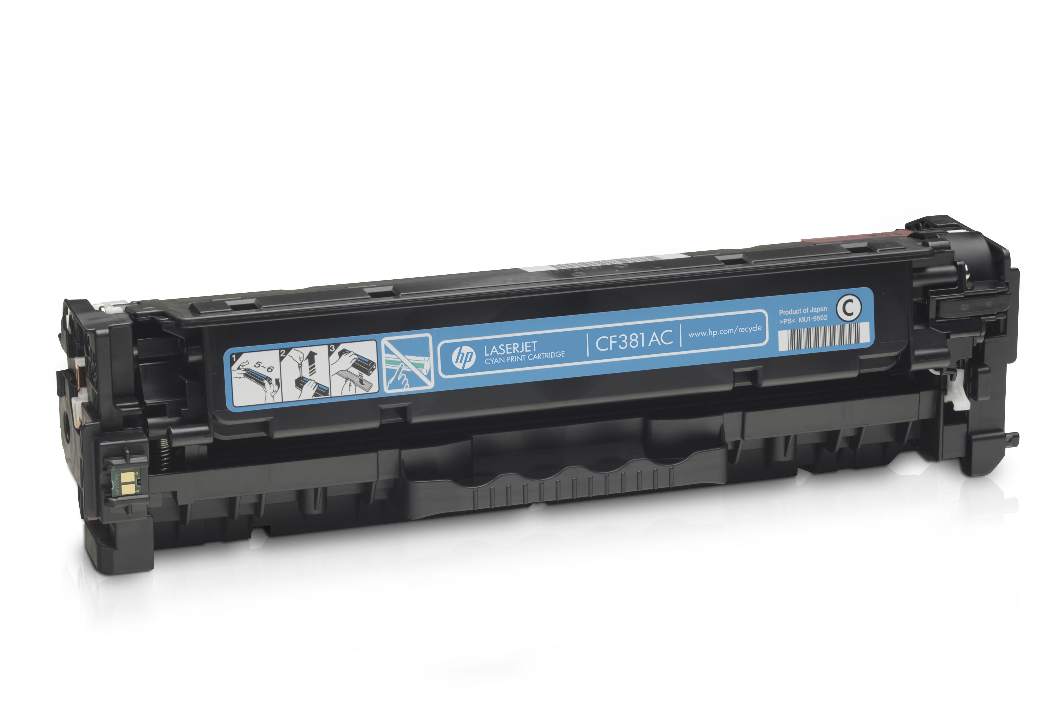 Hewlett Packard (HP) HP 312A kasetė, žydra