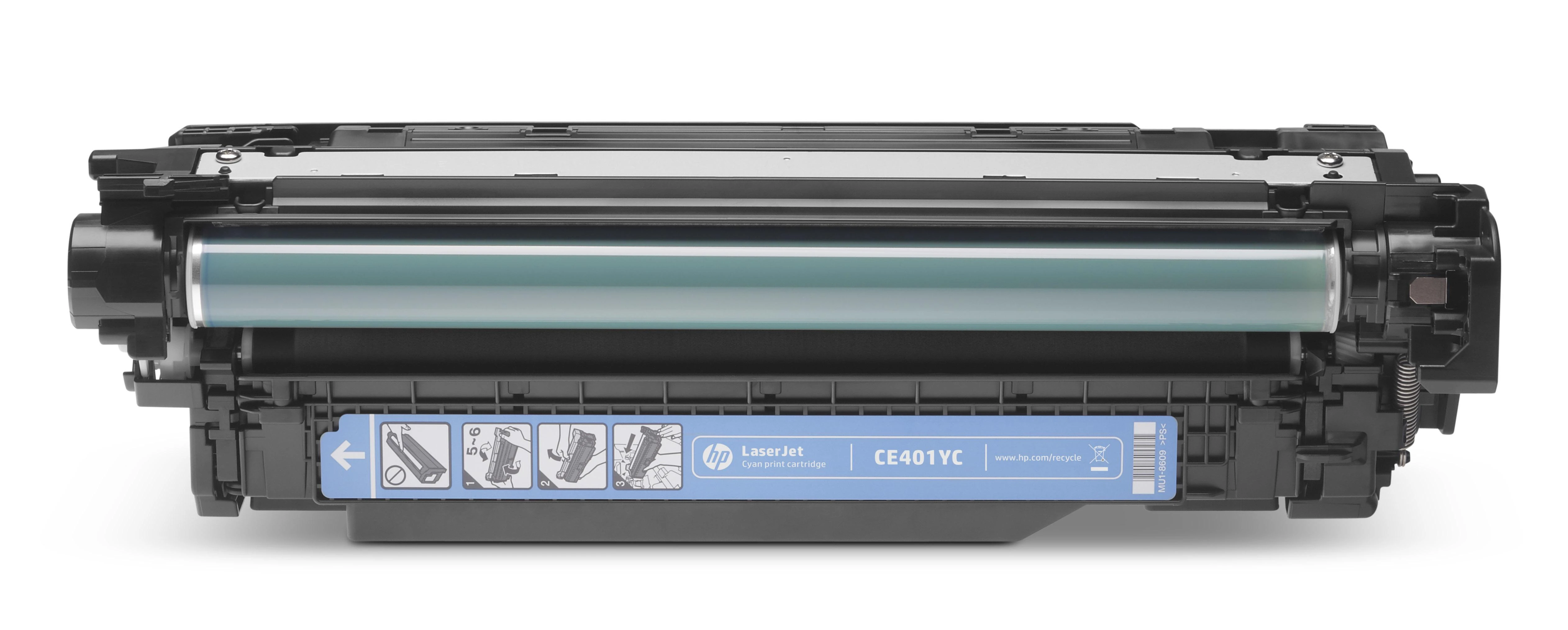 Hewlett Packard (HP) HP 507A kasetė, žydra, didelės talpos