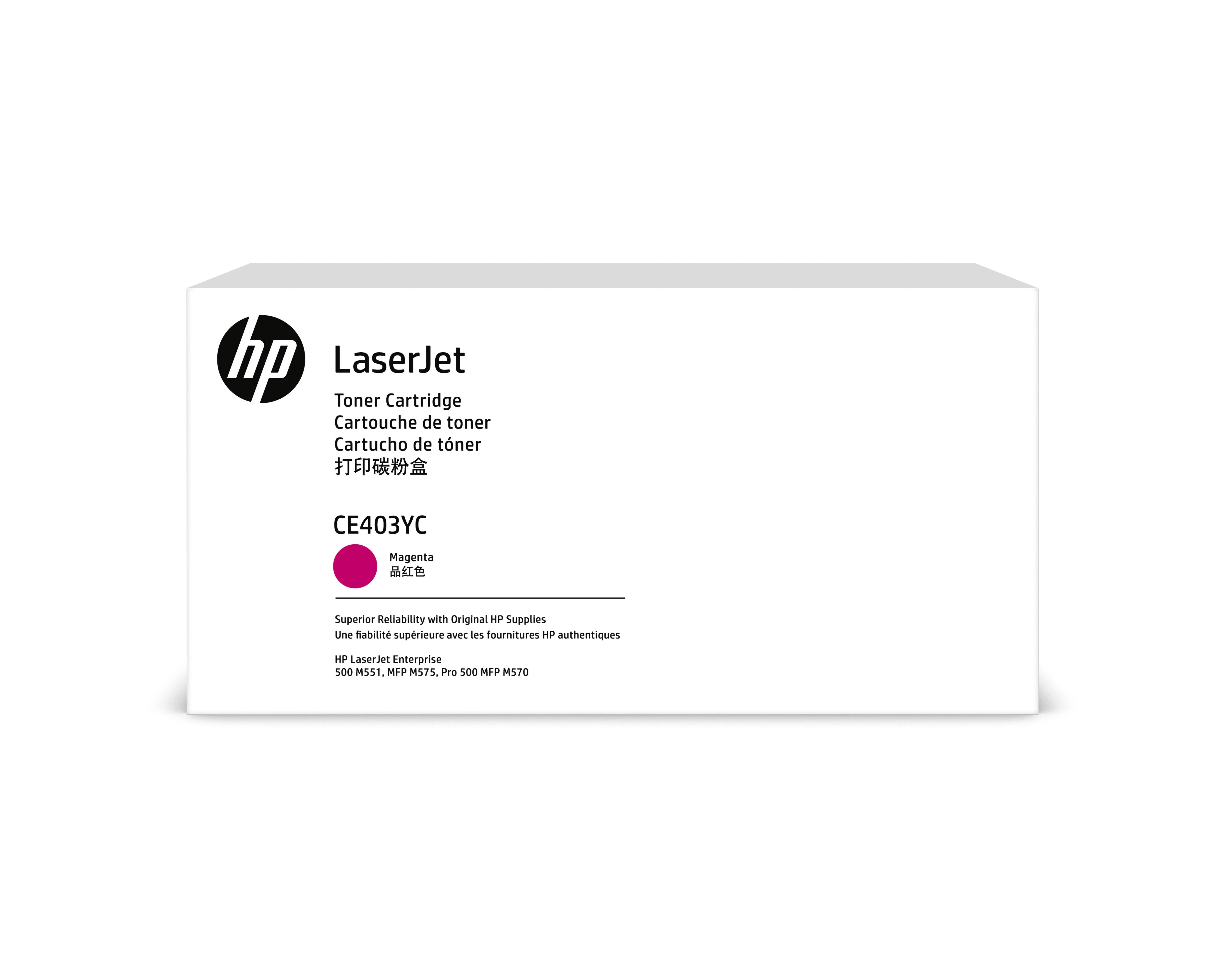 Hewlett Packard (HP) HP 507A kasetė, rausvai raudona, didelės talpos