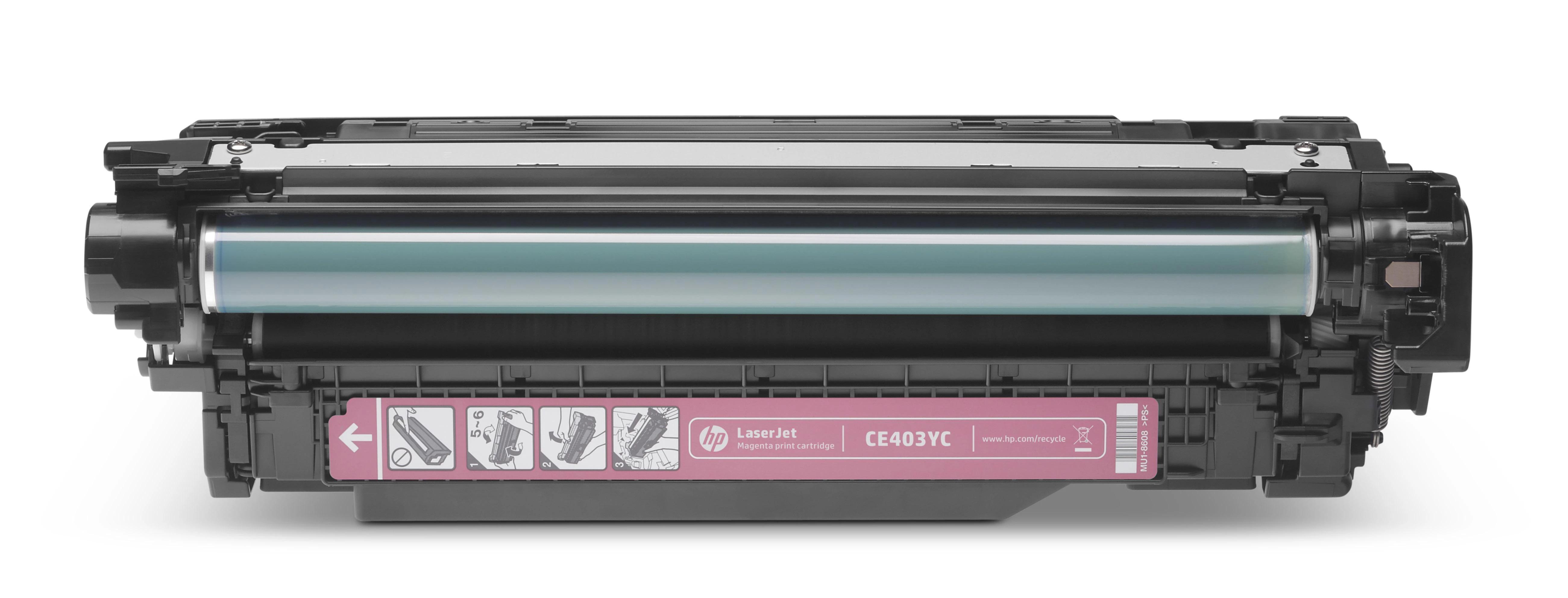 Hewlett Packard (HP) HP 507A kasetė, rausvai raudona, didelės talpos