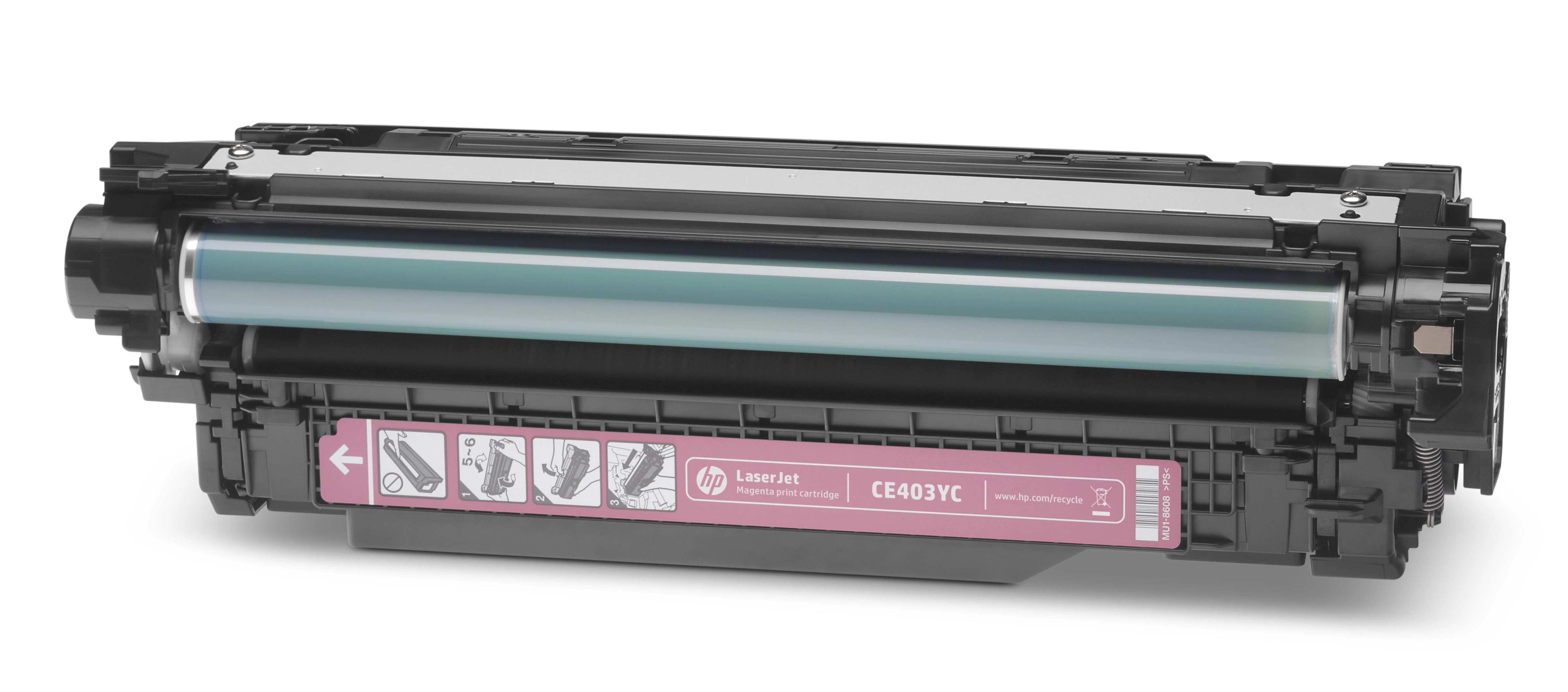 Hewlett Packard (HP) HP 507A kasetė, rausvai raudona, didelės talpos