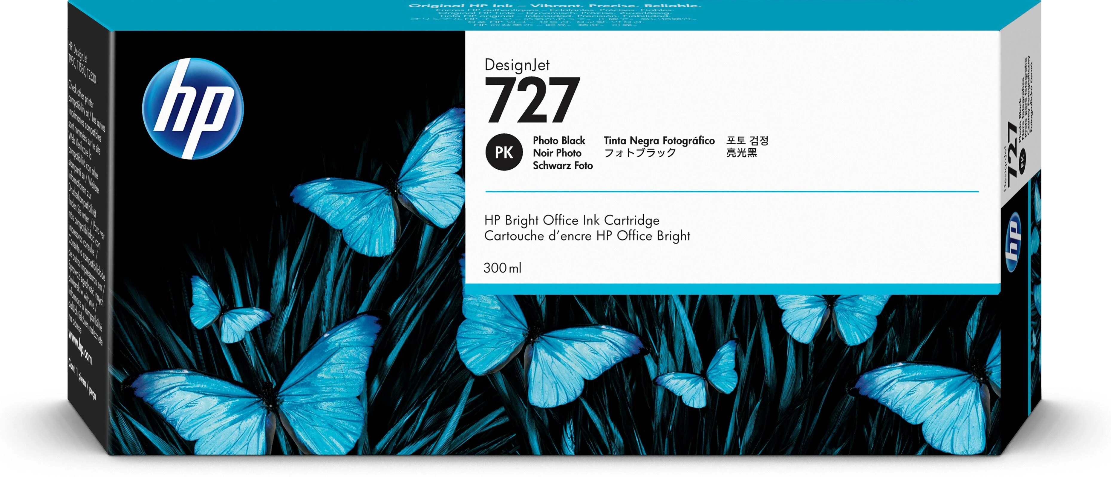 Hewlett Packard (HP) HP 727 (F9J79A) Rašalinė kasetė, Foto juoda
