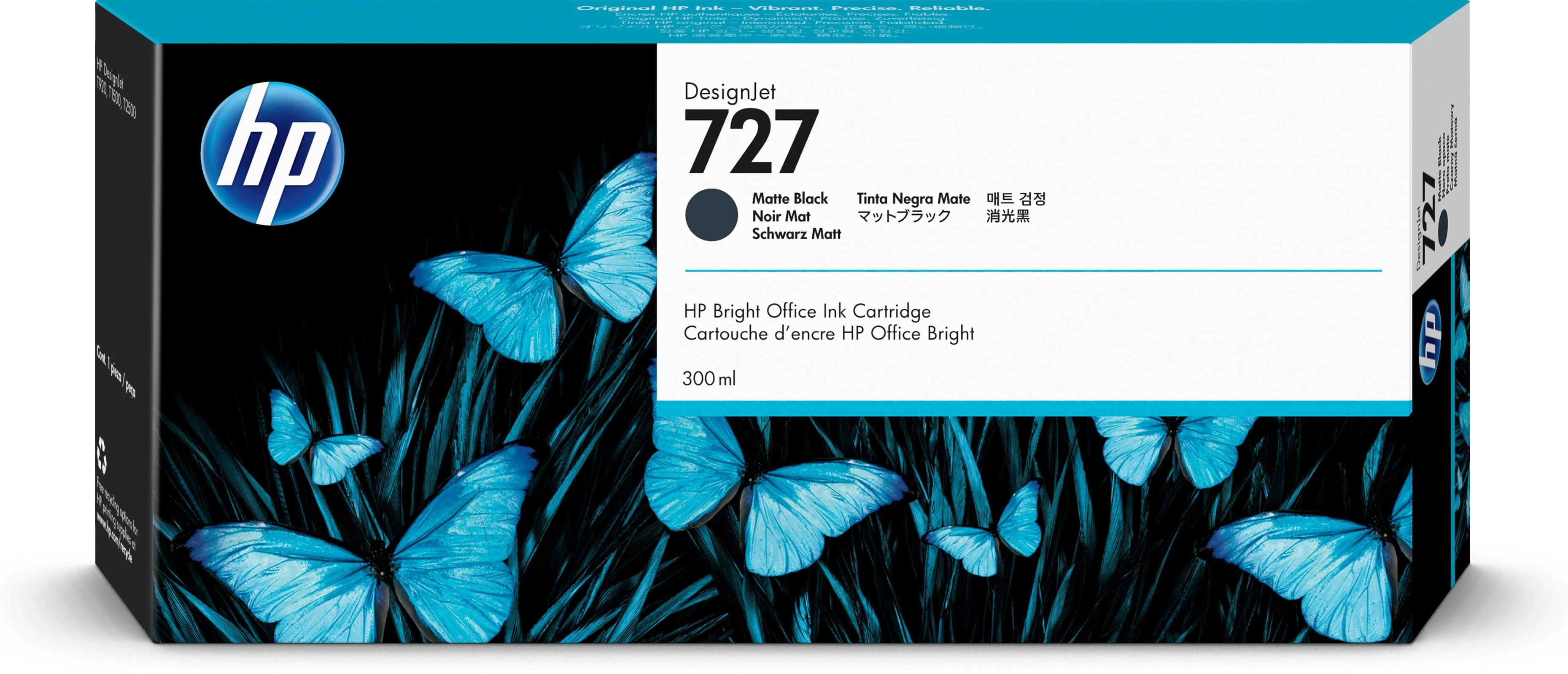 Hewlett Packard (HP) HP No.727 (C1Q12A), matinė juoda kasetė