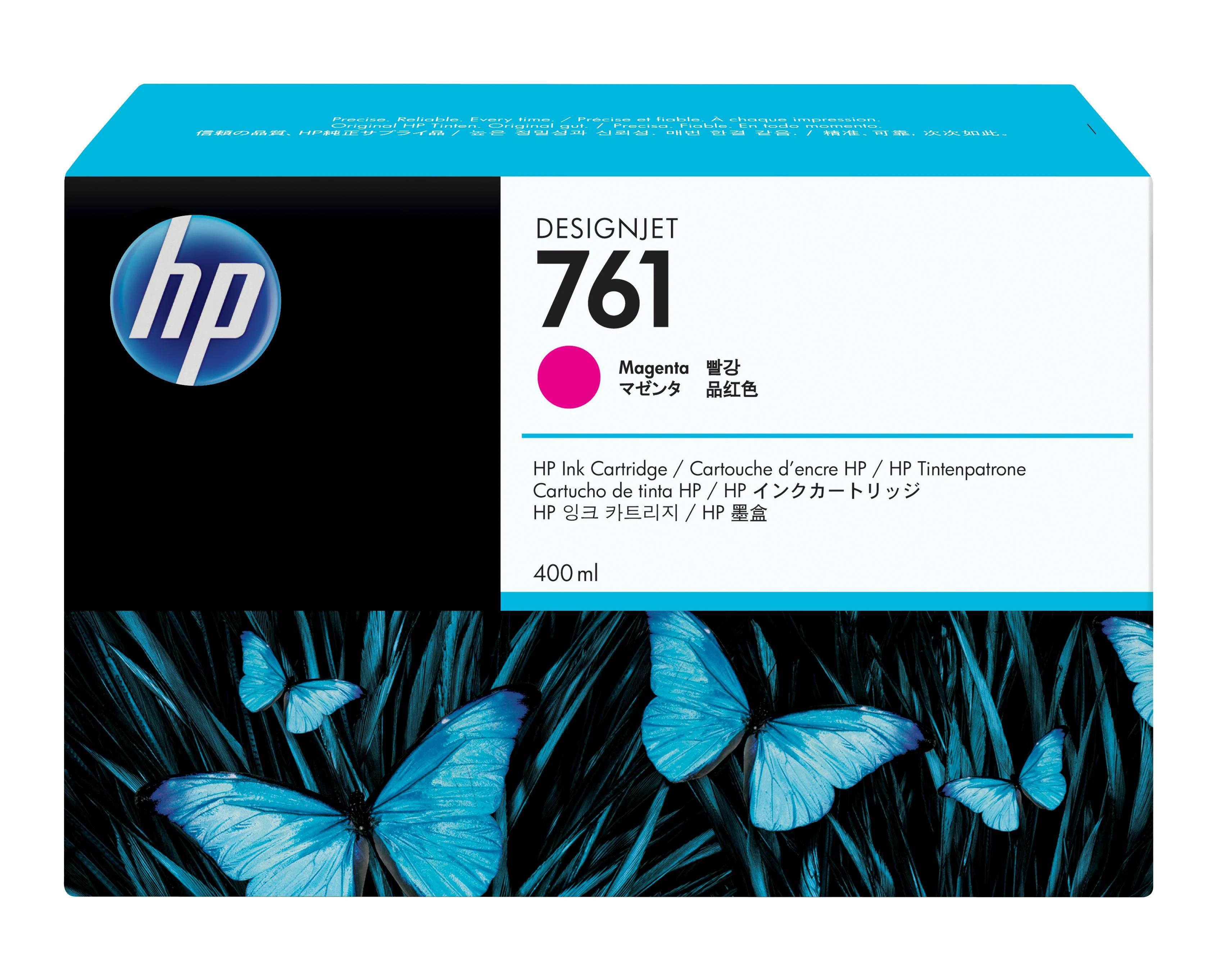 Hewlett Packard (HP) HP 761 rašalo purpurinė 400 ml Designjet T7100