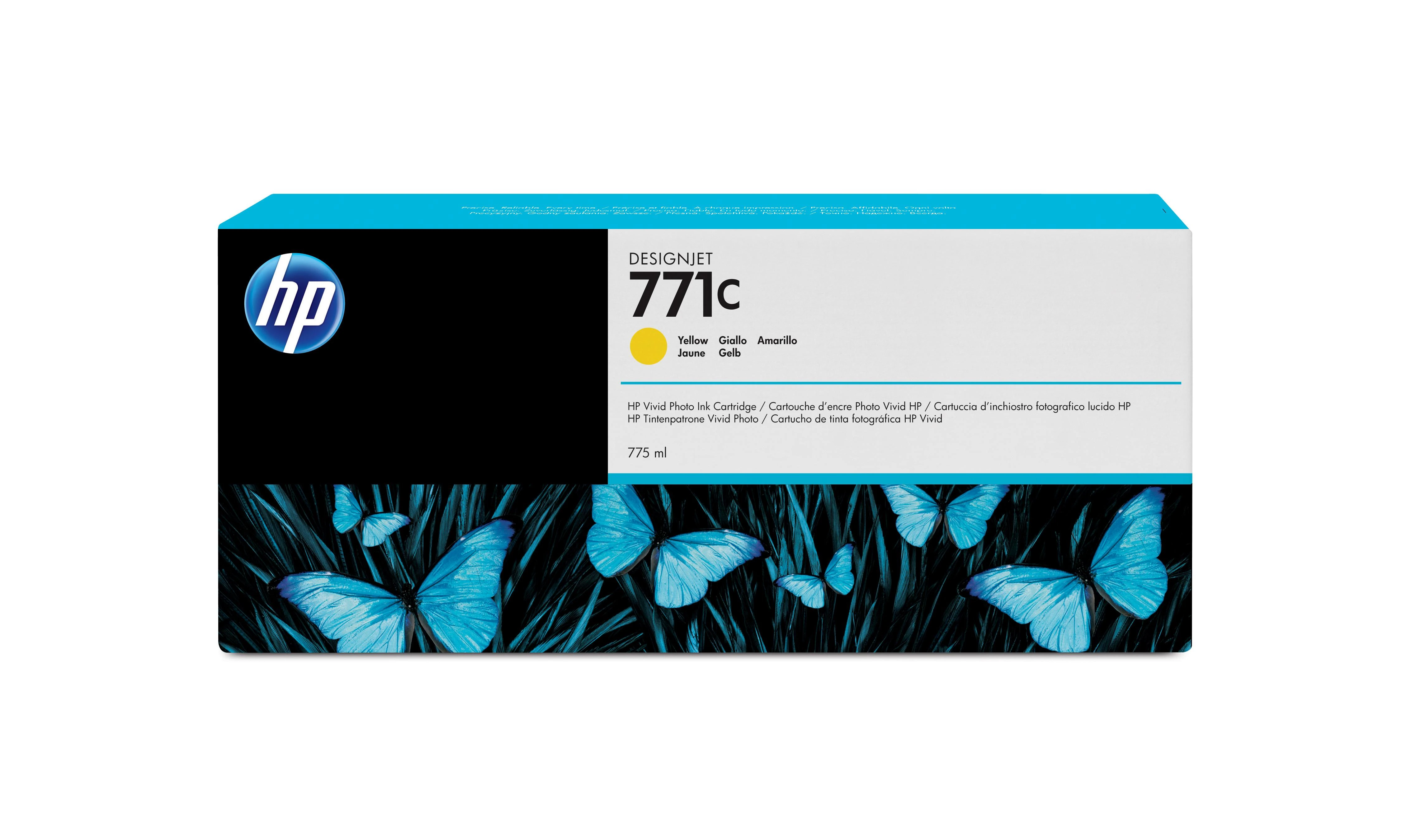 Hewlett Packard (HP) HP 771C Originalus Geltona