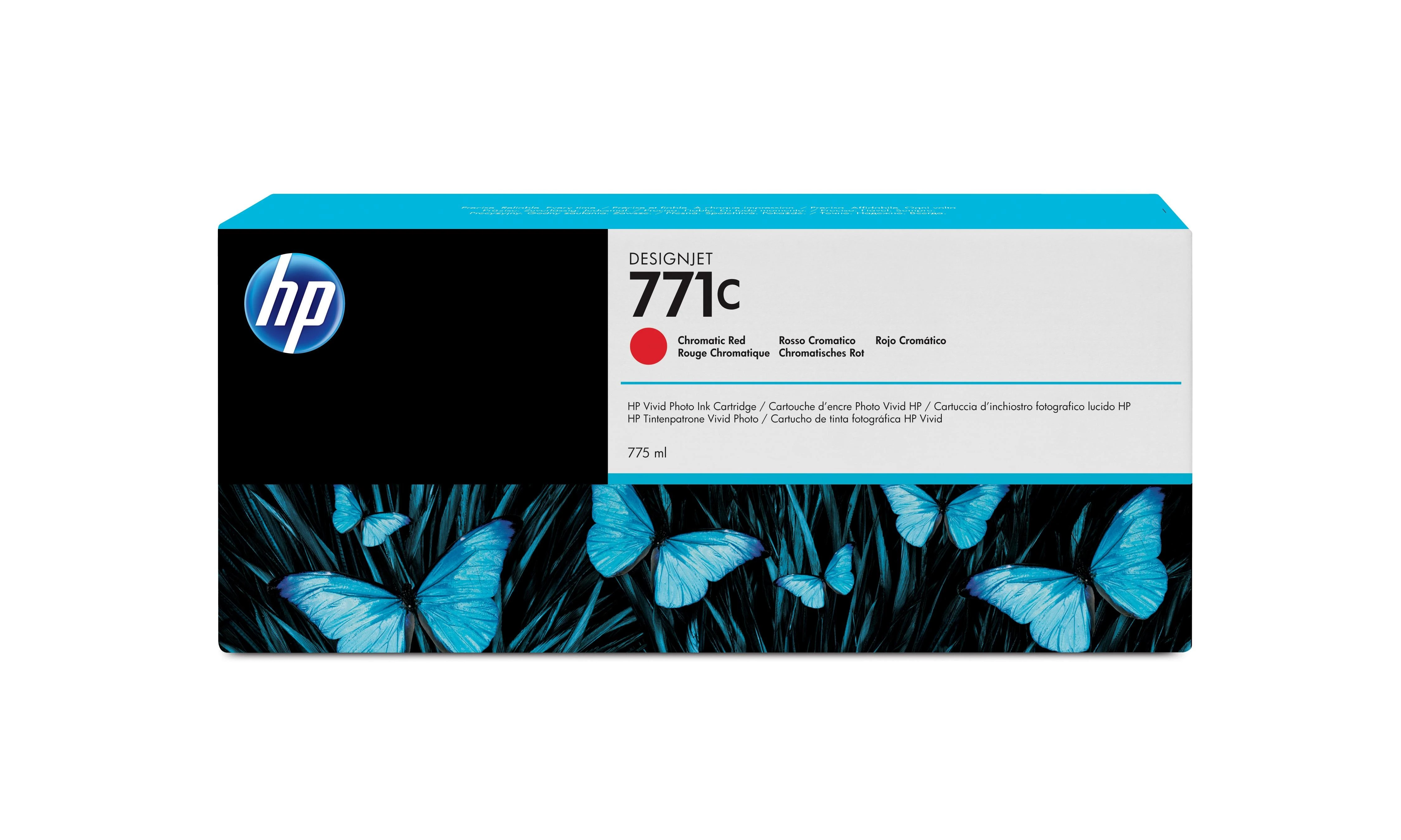 Hewlett Packard (HP) HP 771C Originalus Raudona