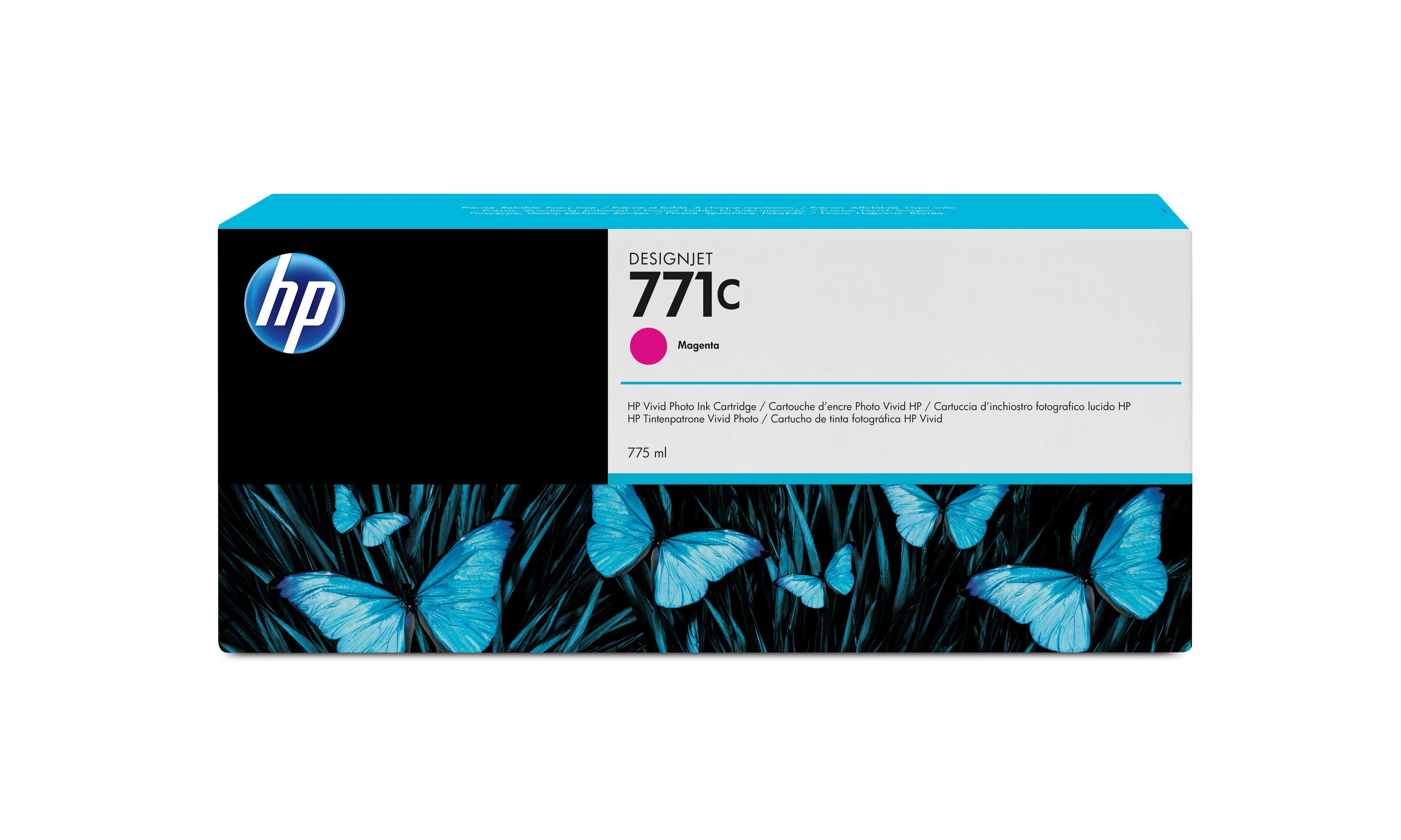 Hewlett Packard (HP) HP 771C Originalus Rausvai raudona
