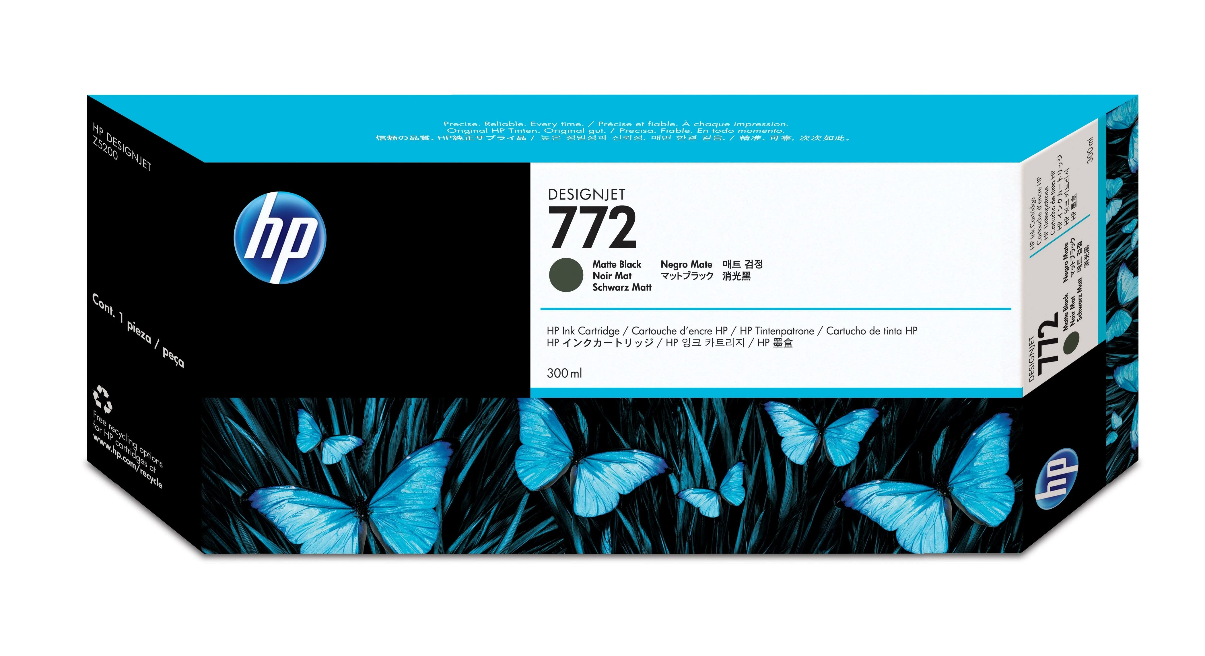 Hewlett Packard (HP) HP 772 Originalus Matinis Juodas