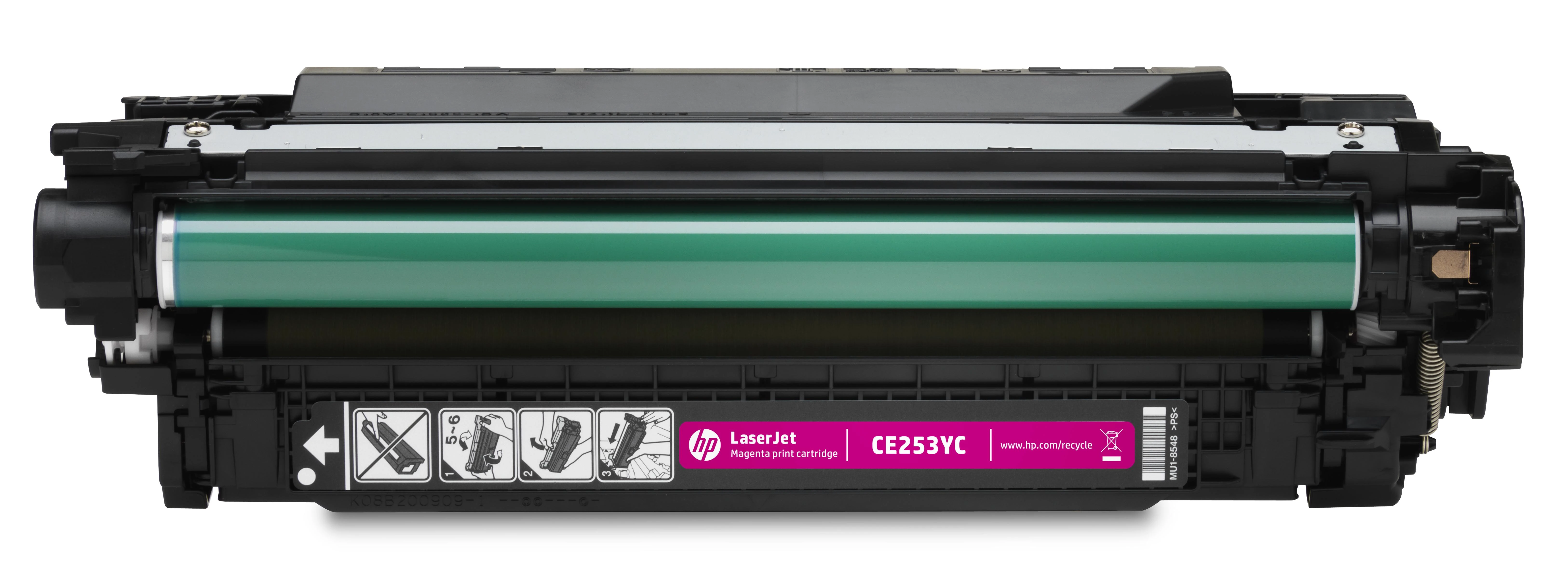 Hewlett Packard (HP) HP 504A kasetė, rausvai raudona