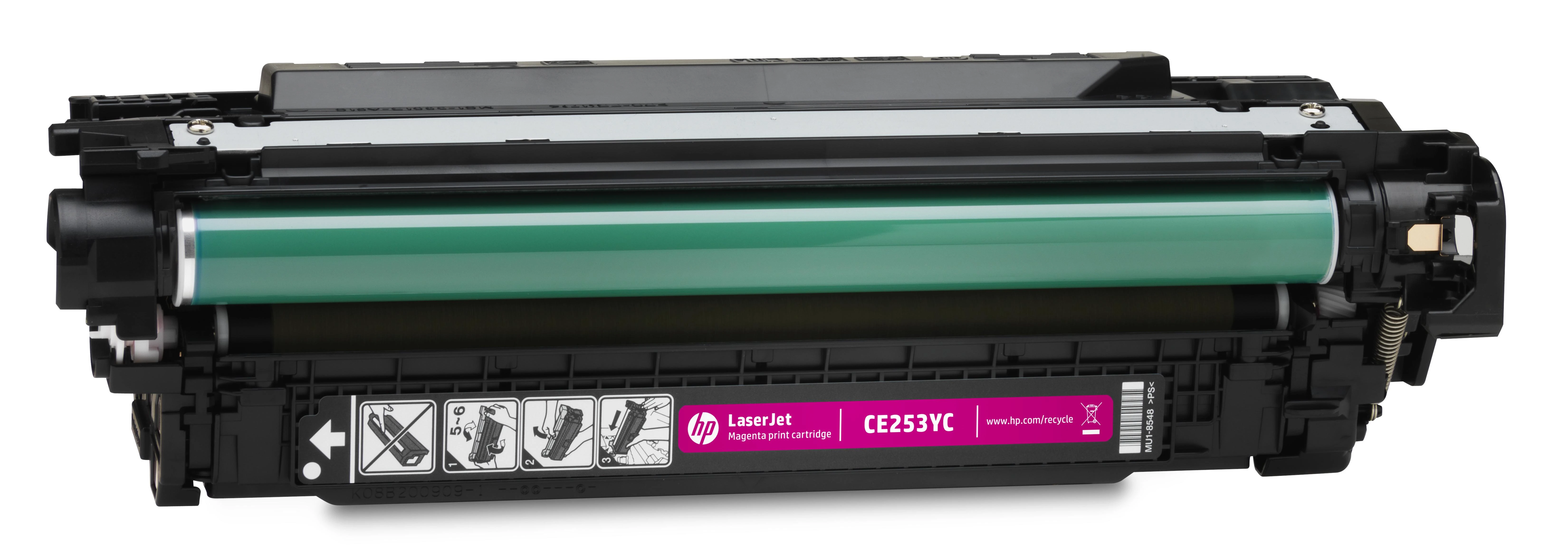 Hewlett Packard (HP) HP 504A kasetė, rausvai raudona
