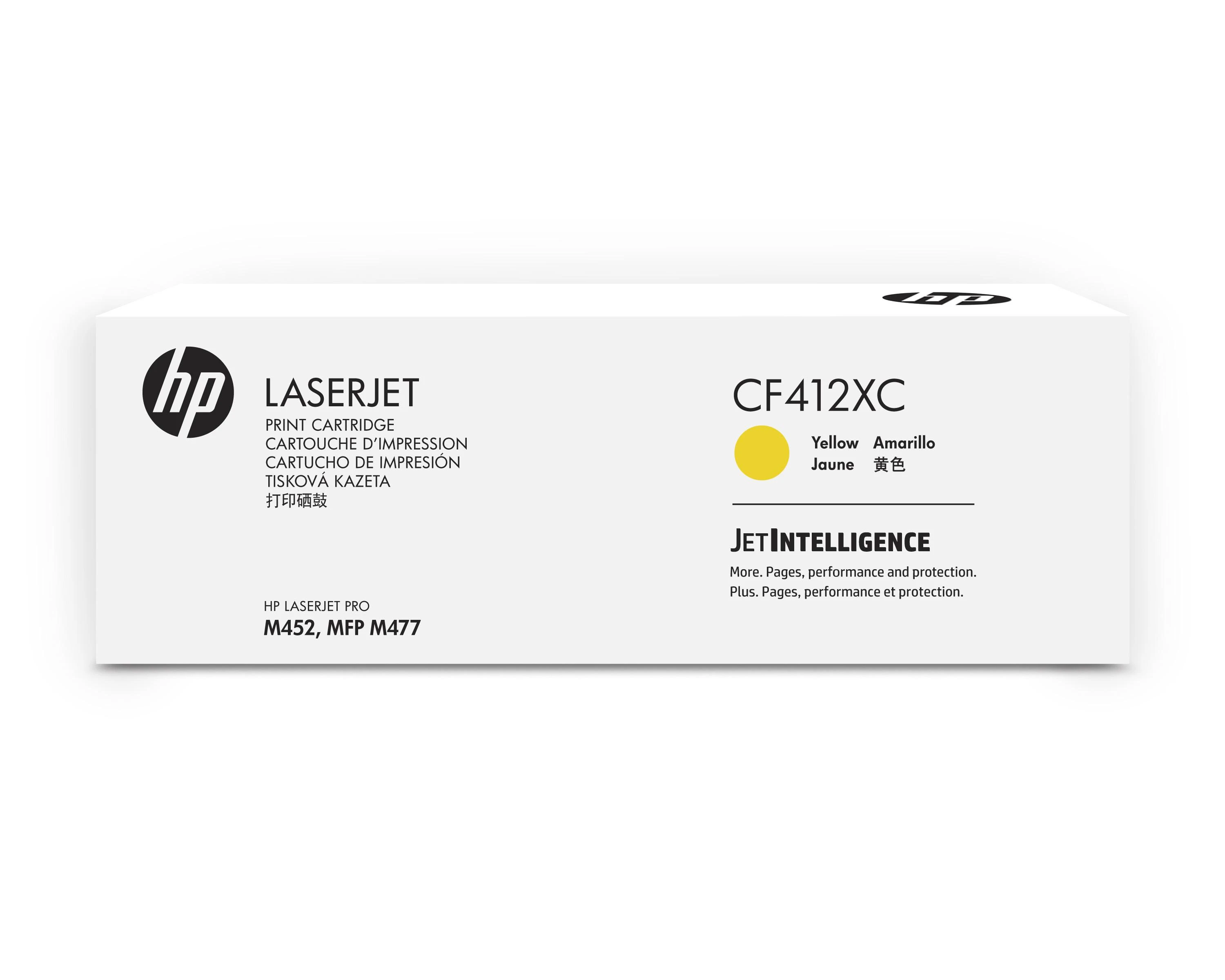 Hewlett Packard (HP) HP 410X kasetė, geltona, didelės talpos