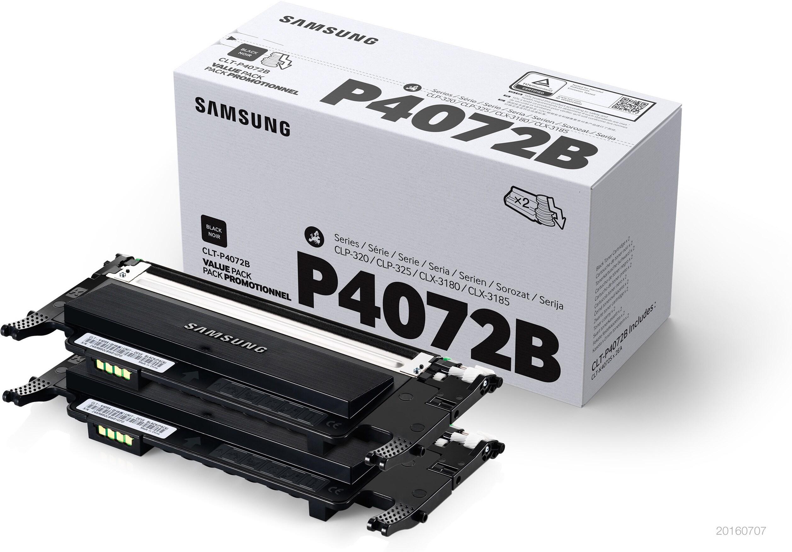 Hewlett Packard (HP) HP Samsung CLT-P4072B Originalus Juoda 2 vnt