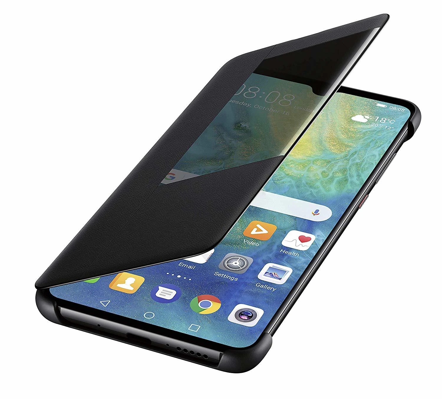 Huawei 51992621 mobiliojo telefono dėklas 16,6 cm (6.53") „Folio“ Juoda